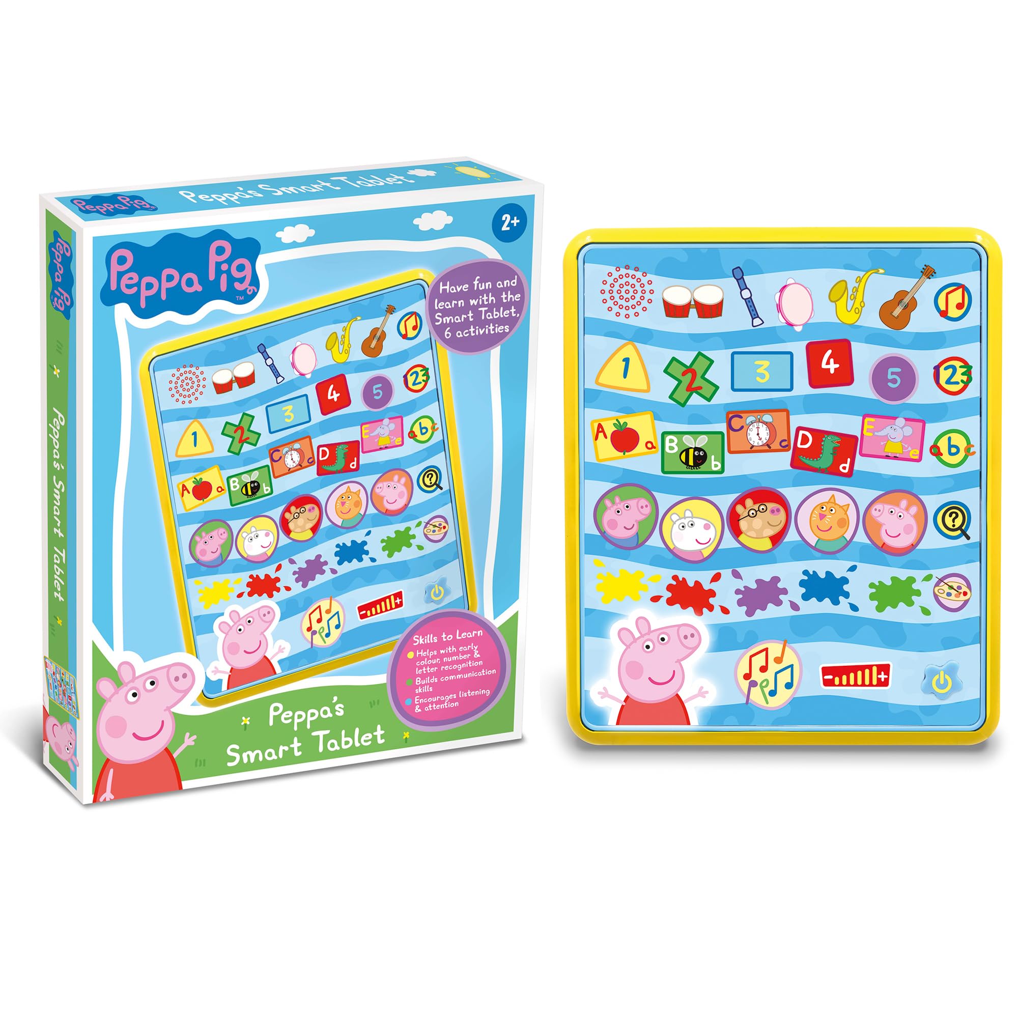 Peppa Pig Peppa's Smart Tablet - Interactive Learning for Ages 2+ 1