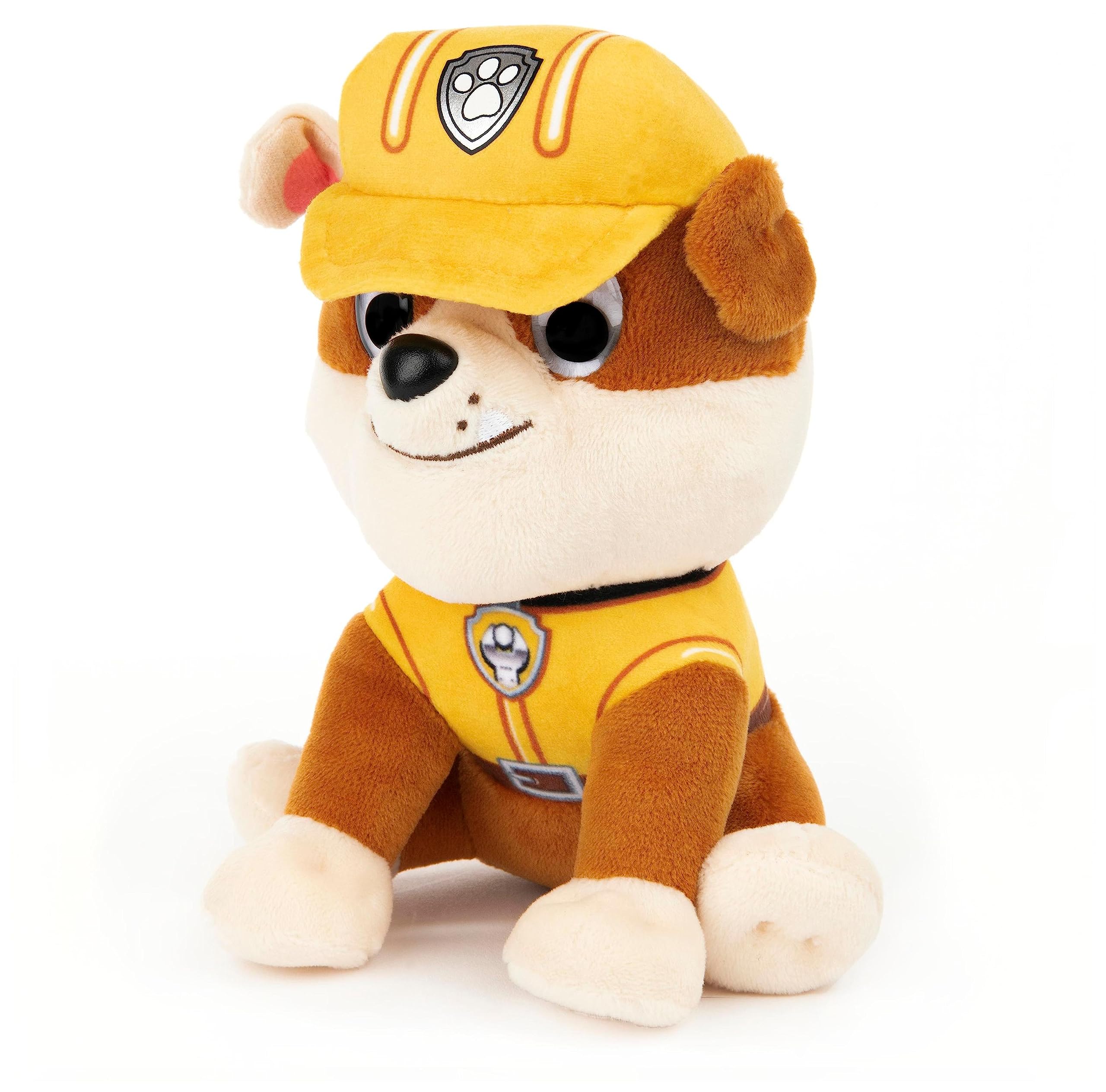 GUND PAW Patrol Rubble Plush Toy - 6 Inch Cuddly Stuffed Animal for Toddlers 3