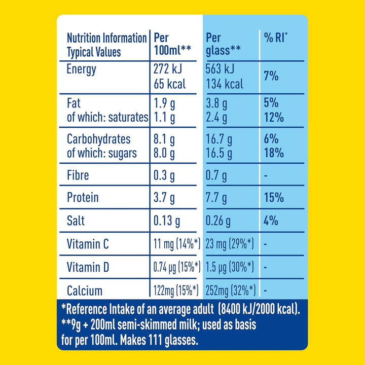 Nesquik - Chocolate Flavoured Milkshake Powder 1kg Tub