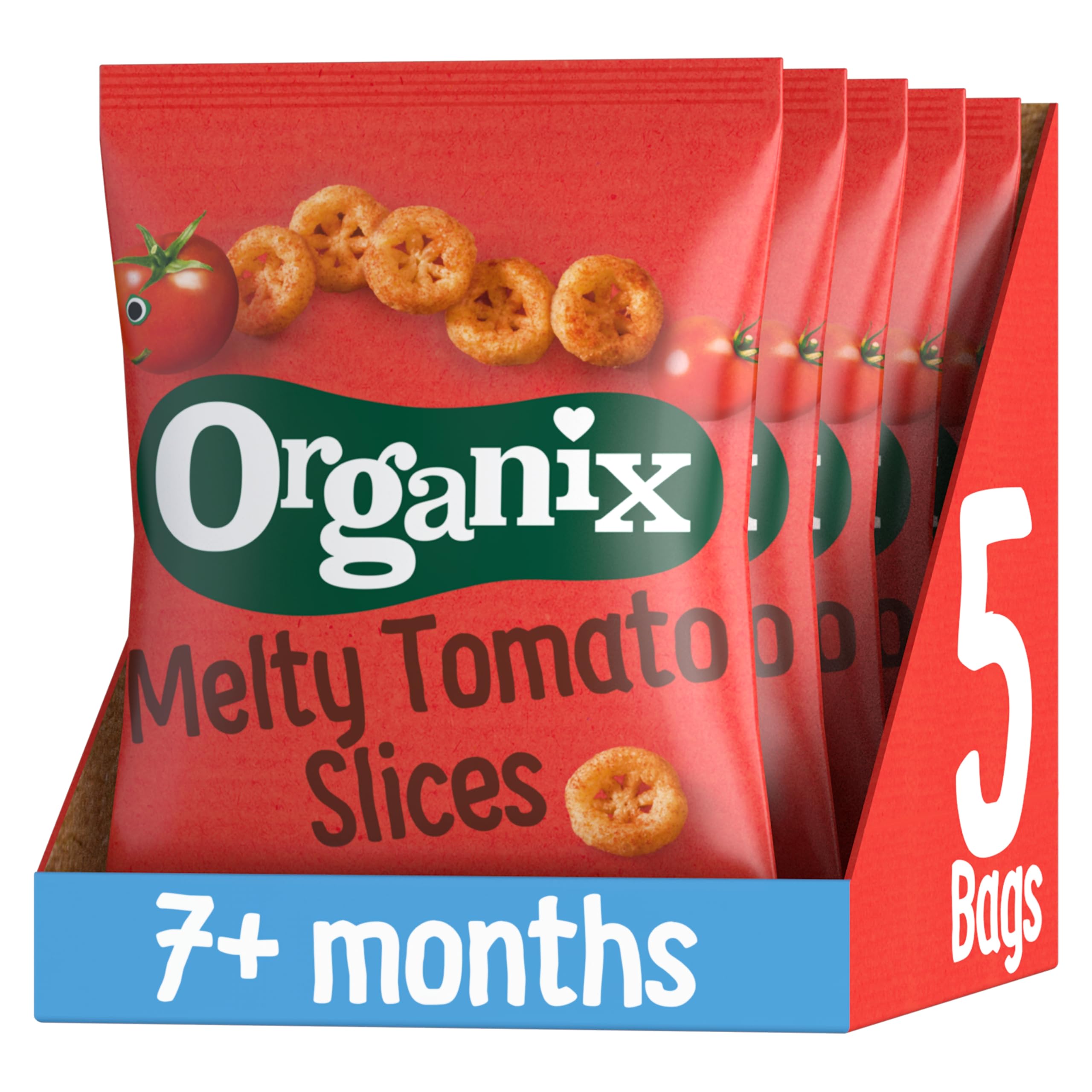Organix Melty Tomato Slices - Organic Baby Finger Food Snack for 7+ Months, 20g 1