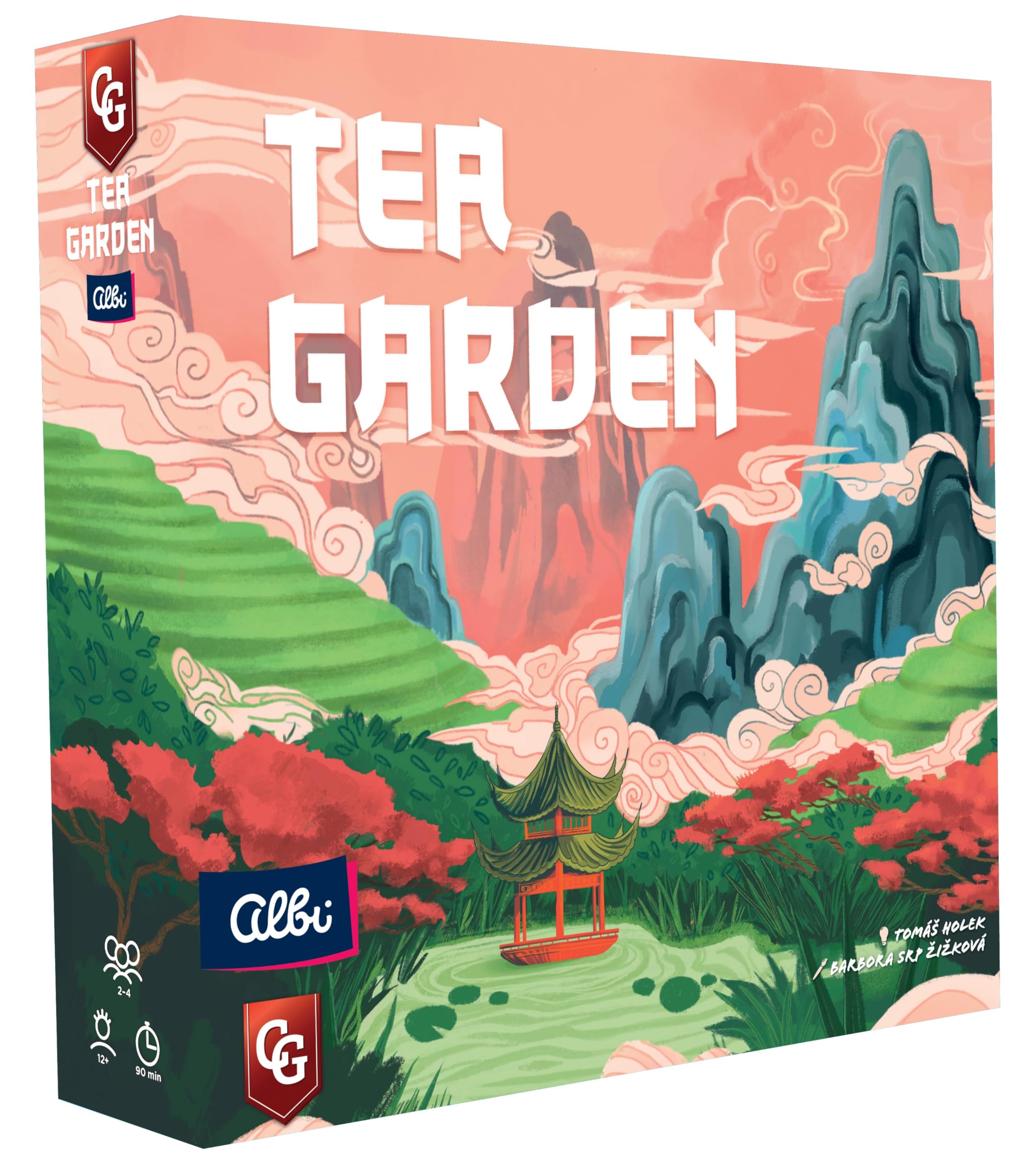 Capstone Games Tea Garden Board Game - Ages 12+, 2-4 Players, 90-120 Min Playtime 1