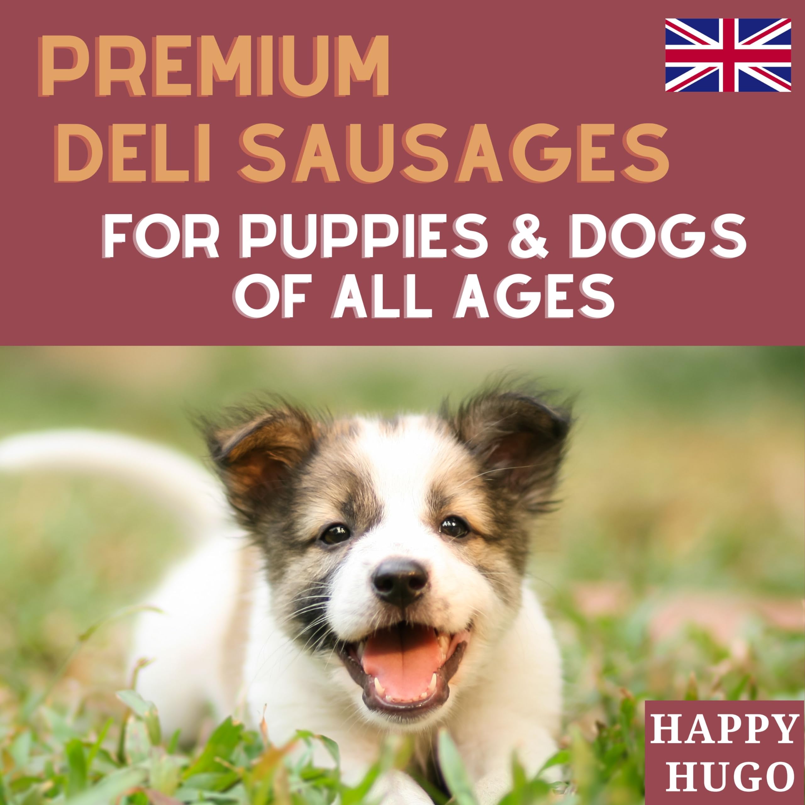 Happy Hugo Sliced Deli Dog Sausages - 100% British Chicken Treats for Dogs 6