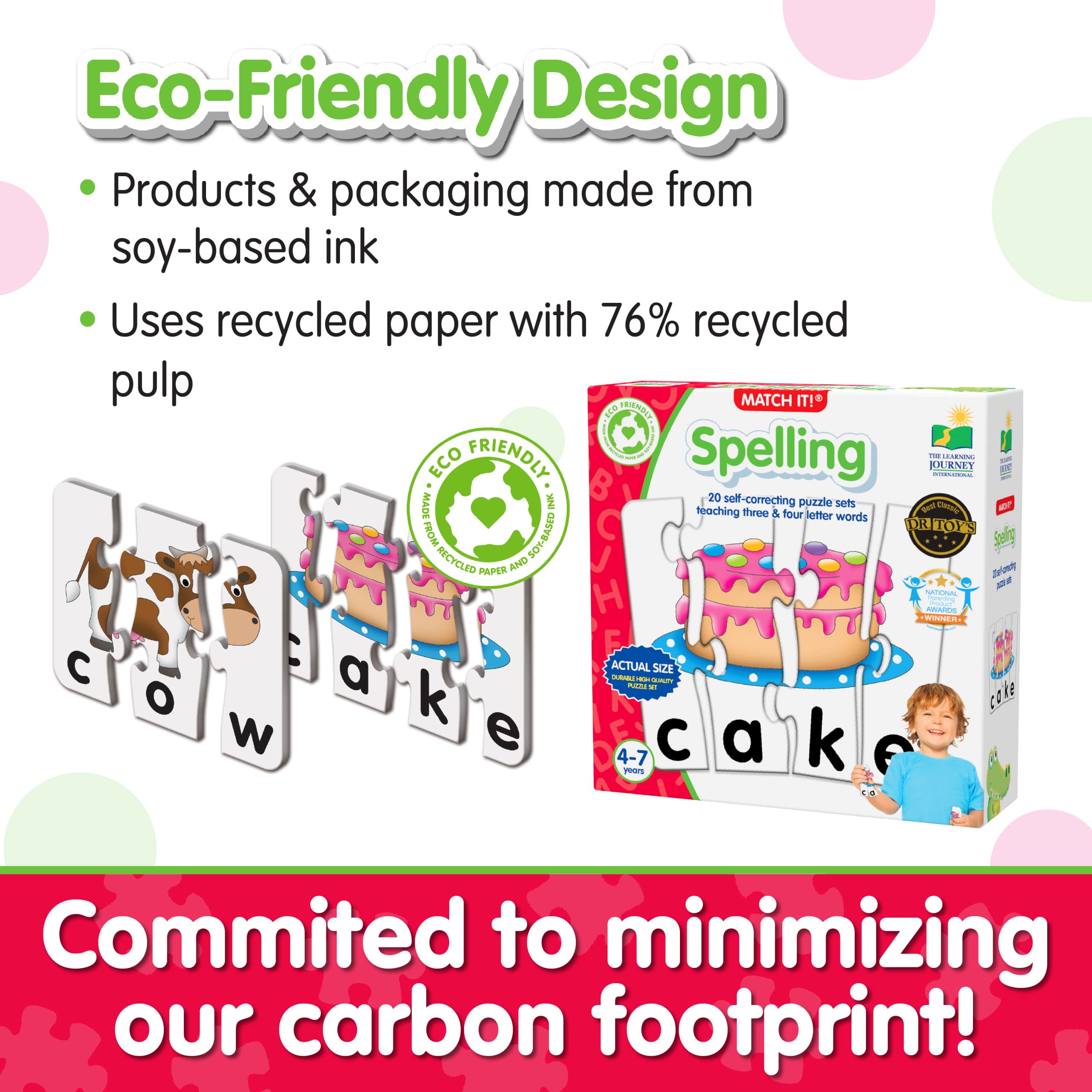 The Learning Journey Match It - Spelling Puzzle Game for Kids 4+ 5