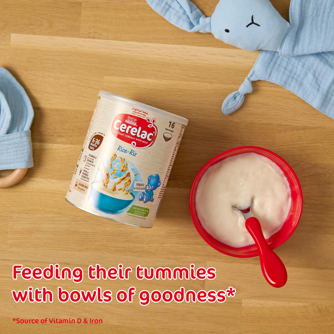 Cerelac Rice with Milk Infant Cereal, 6 months+, 400 g (Pack of 1)