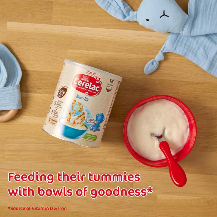 Cerelac Rice with Milk Infant Cereal, 6 months+, 400 g (Pack of 1)