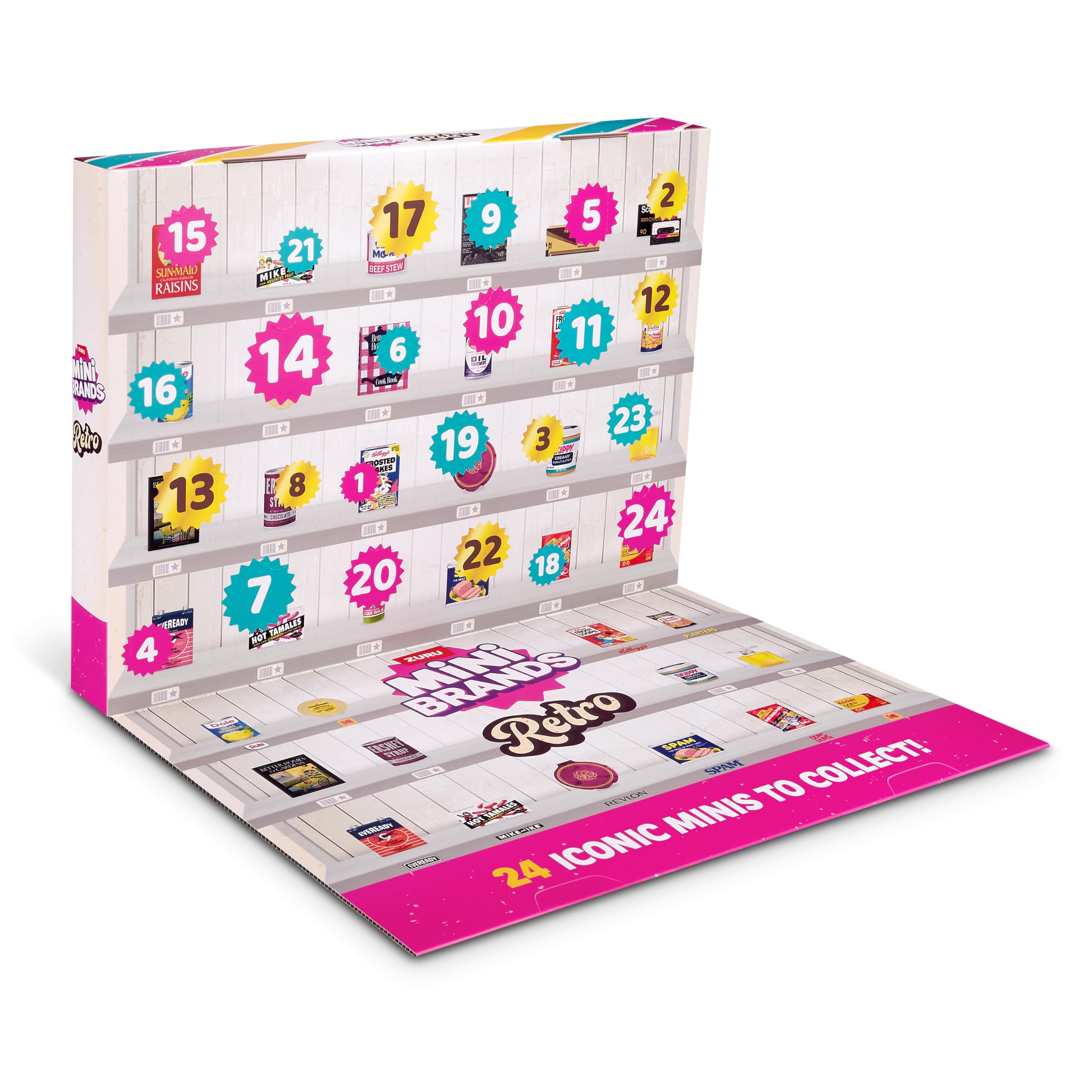 Mini Brands Retro Grocery Calendar Series 1 by ZURU - Collectible Miniatures Advent Calendar 5