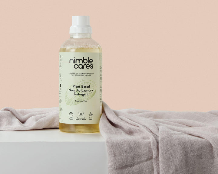 Nimble Cares Plant Based Non Bio Laundry Detergent Fragrance Free 1000ml