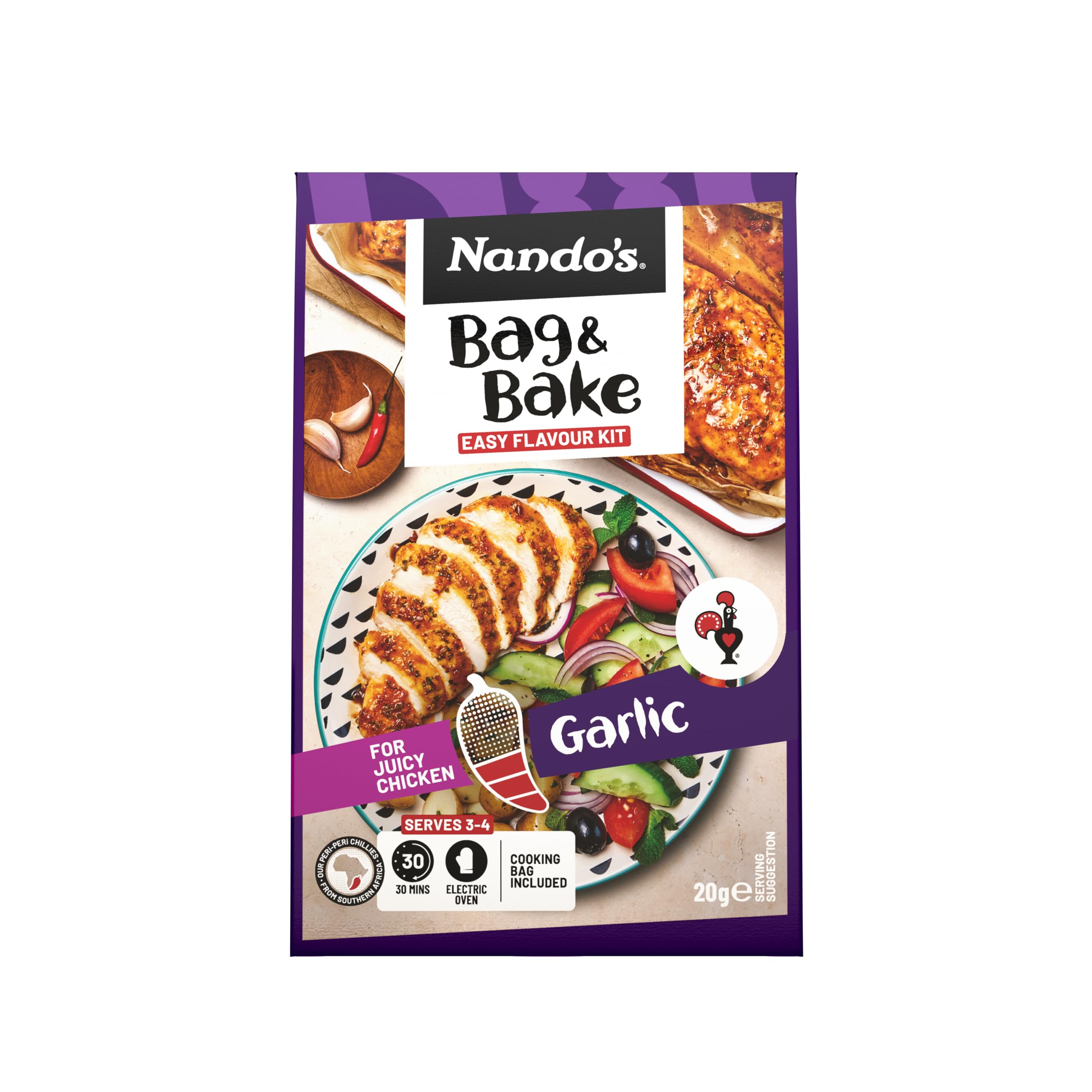 Nando's Peri-Peri Garlic Seasoning Powder - Medium Chilli | 20g 1