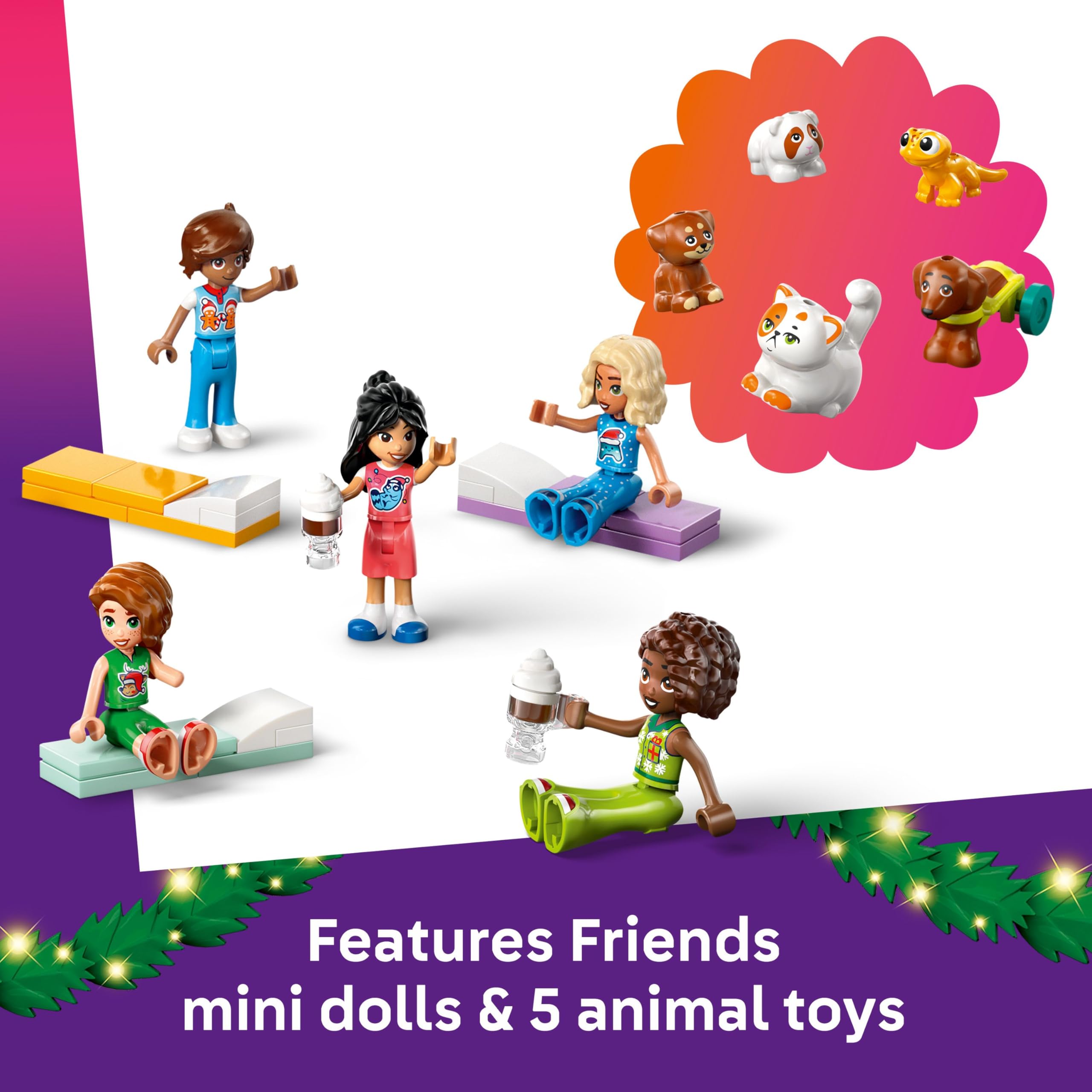 LEGO Friends Advent Calendar 2025 - 24 Days of Festive Building Fun for Kids 6+ 5