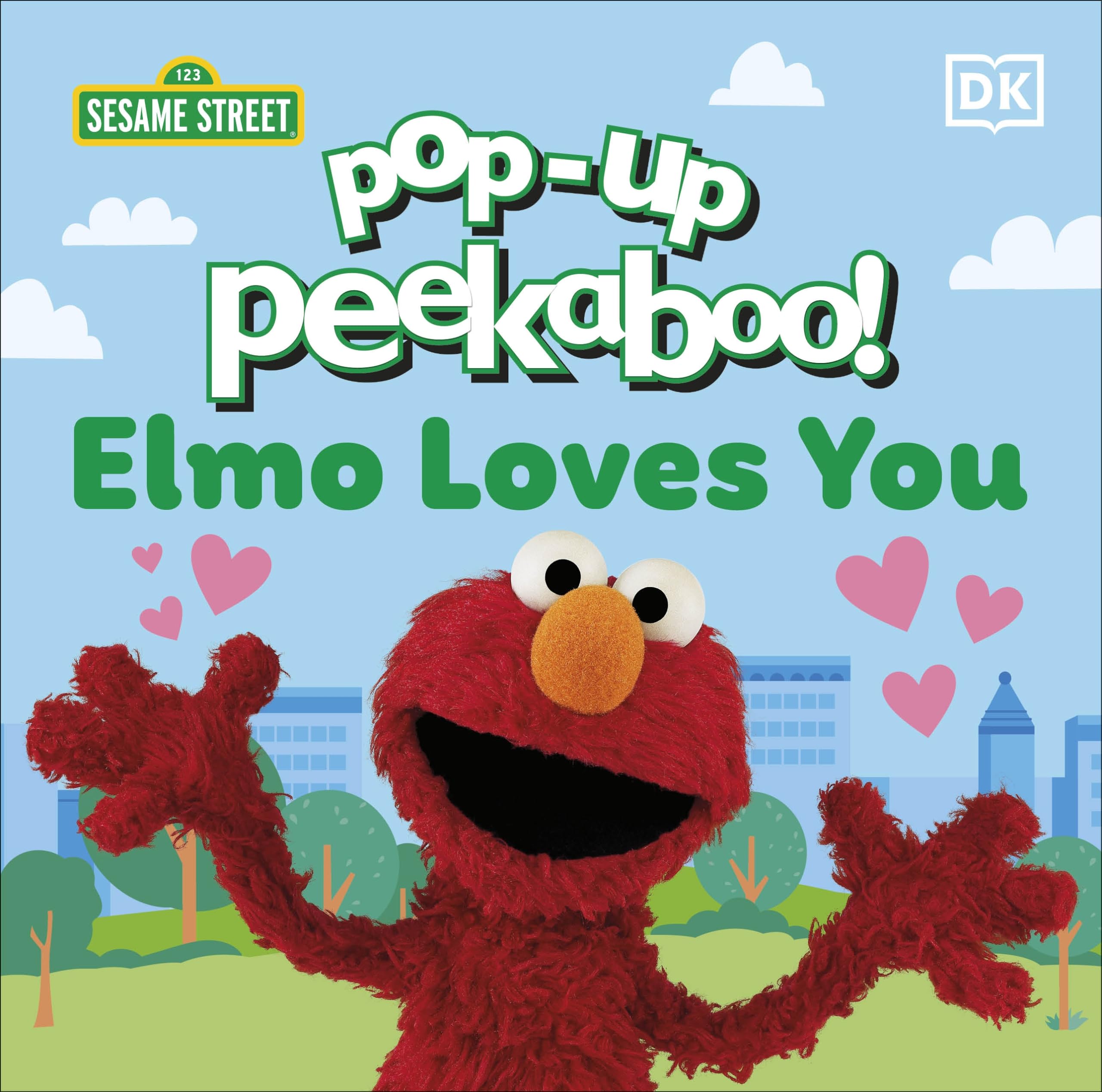 DK Pop-Up Peekaboo! Sesame Street Elmo Loves You Board Book | Ages 1-2 Years | 12 Pages 1