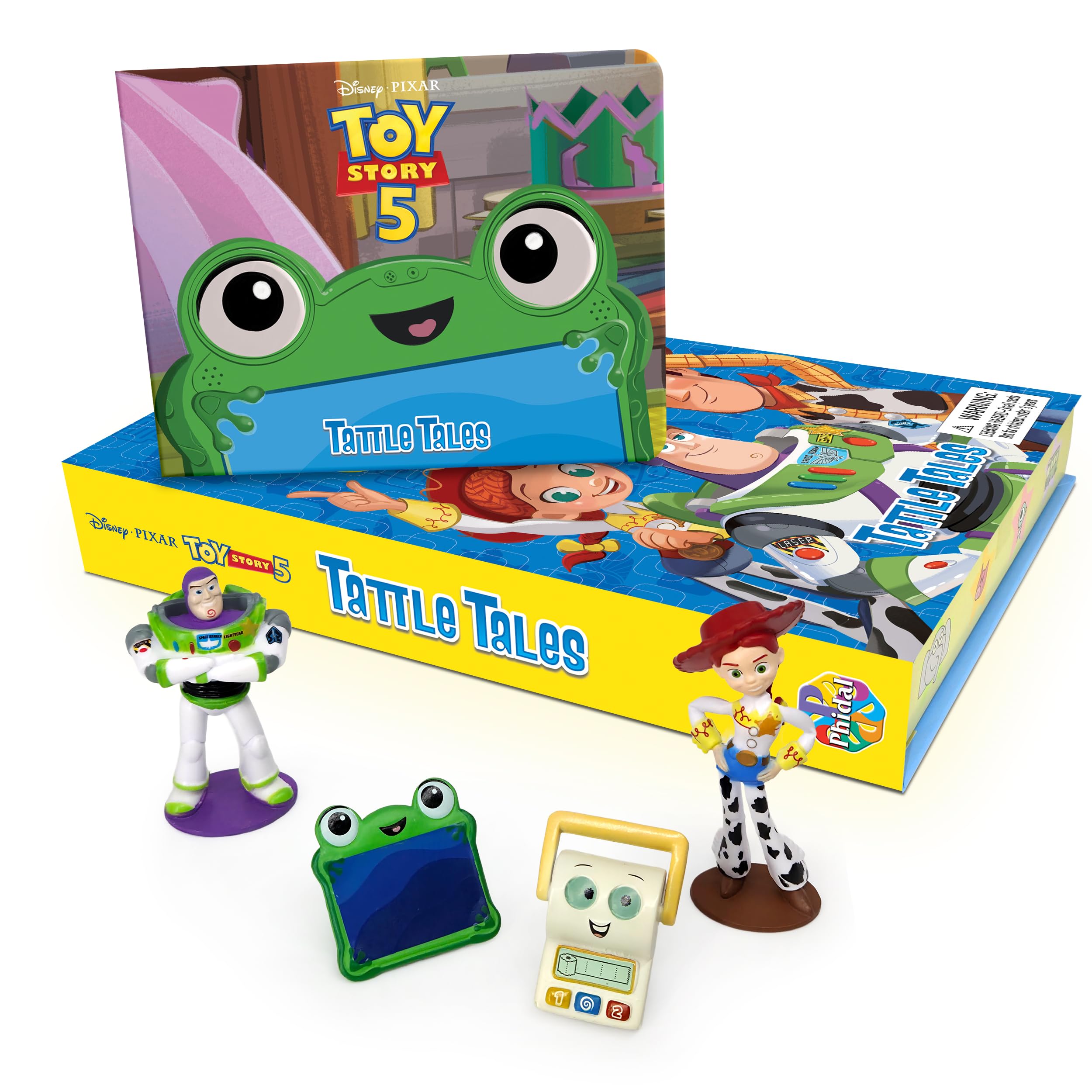 Phidal Disney / Pixar Toy Story 5 Tattle Tales Activity Book | Board Book | Ages 3+ 3