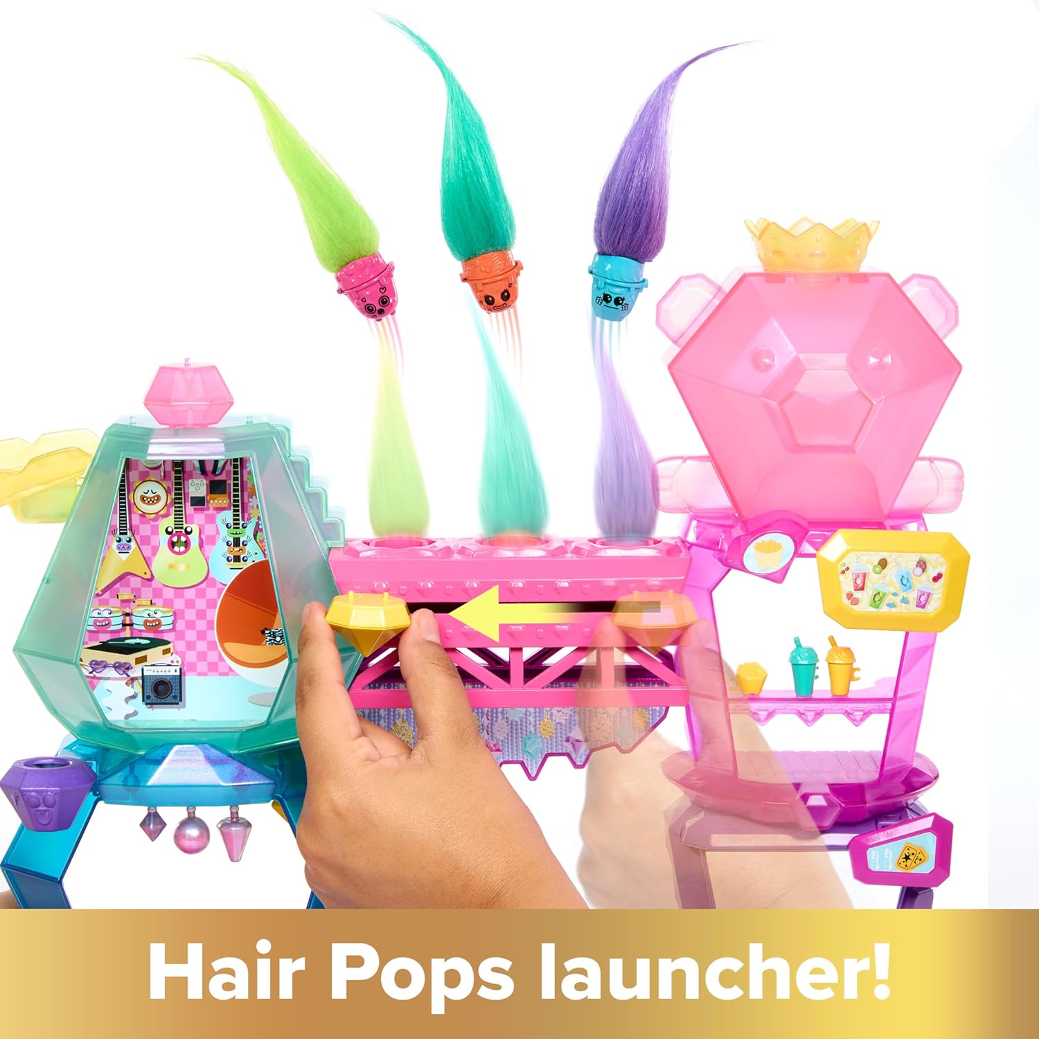 DreamWorks Trolls Band Together Mount Rageous Playset with Queen Poppy Doll - Interactive 2-Story Adventure Set 5