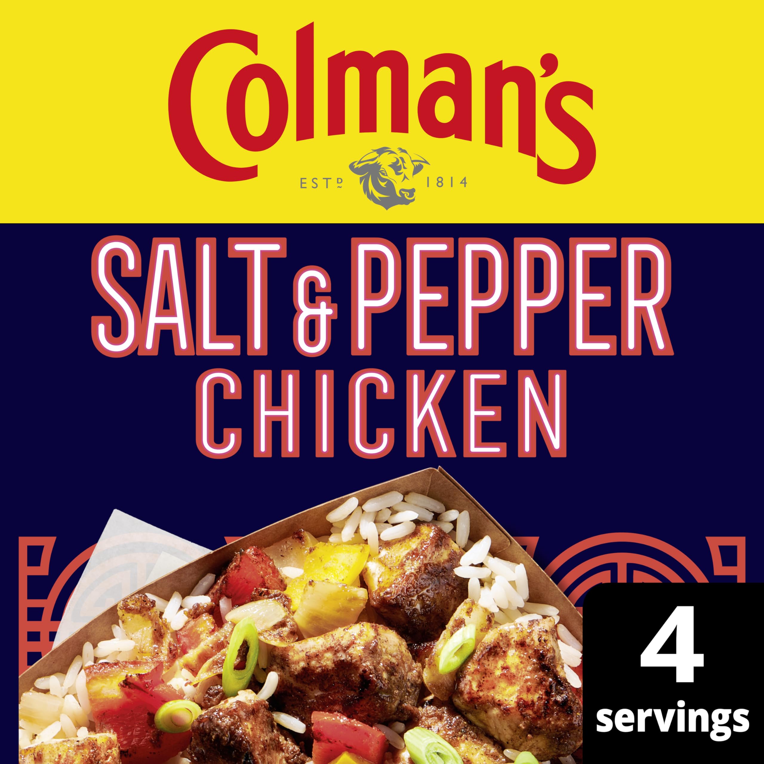 Colman's Weekend Wonders Salt & Pepper Chicken Meal Maker Recipe Mix | 4 Servings | 23g 1