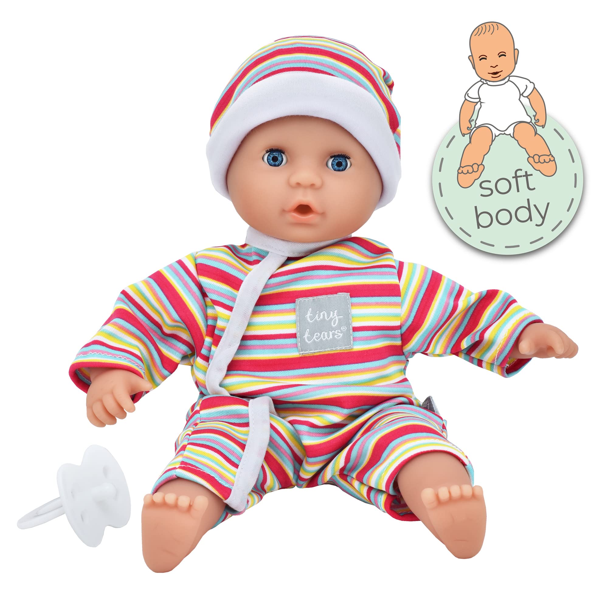 Tiny Tears Teeny Baby Doll - 30cm Soft Body with 16 Real Baby Sounds 5