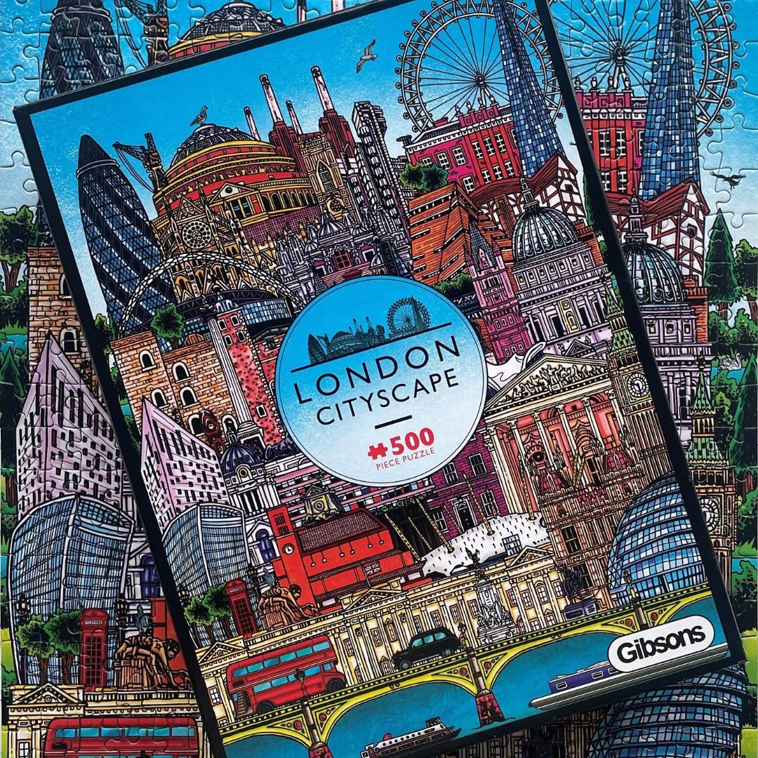 Gibsons London Cityscape Jigsaw Puzzle - 500 Pieces | Adult & Teen | 34x48cm 4