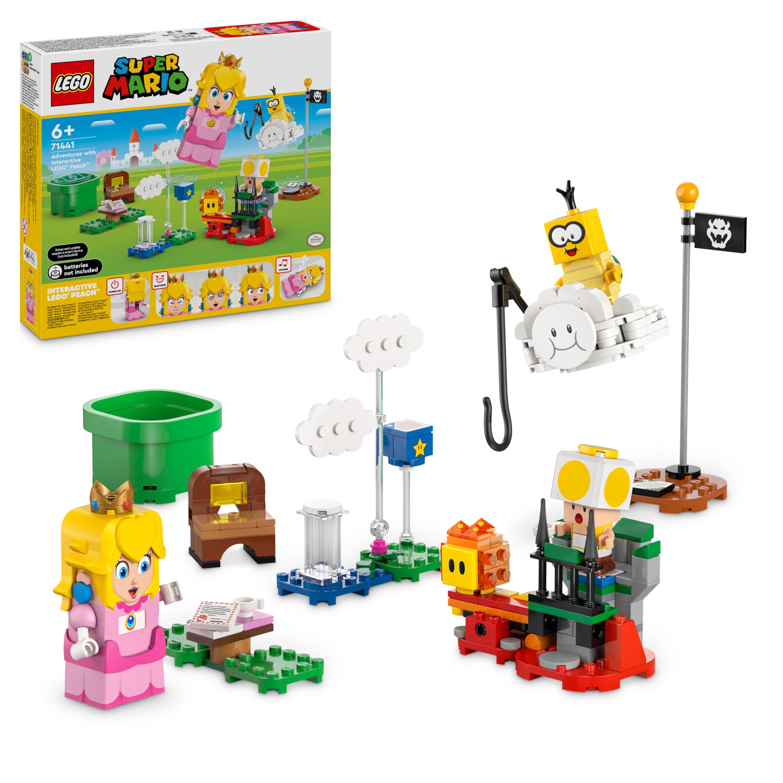 LEGO Super Mario Adventures with Interactive Peach Building Set | Model 71441 | Ages 6+ 1