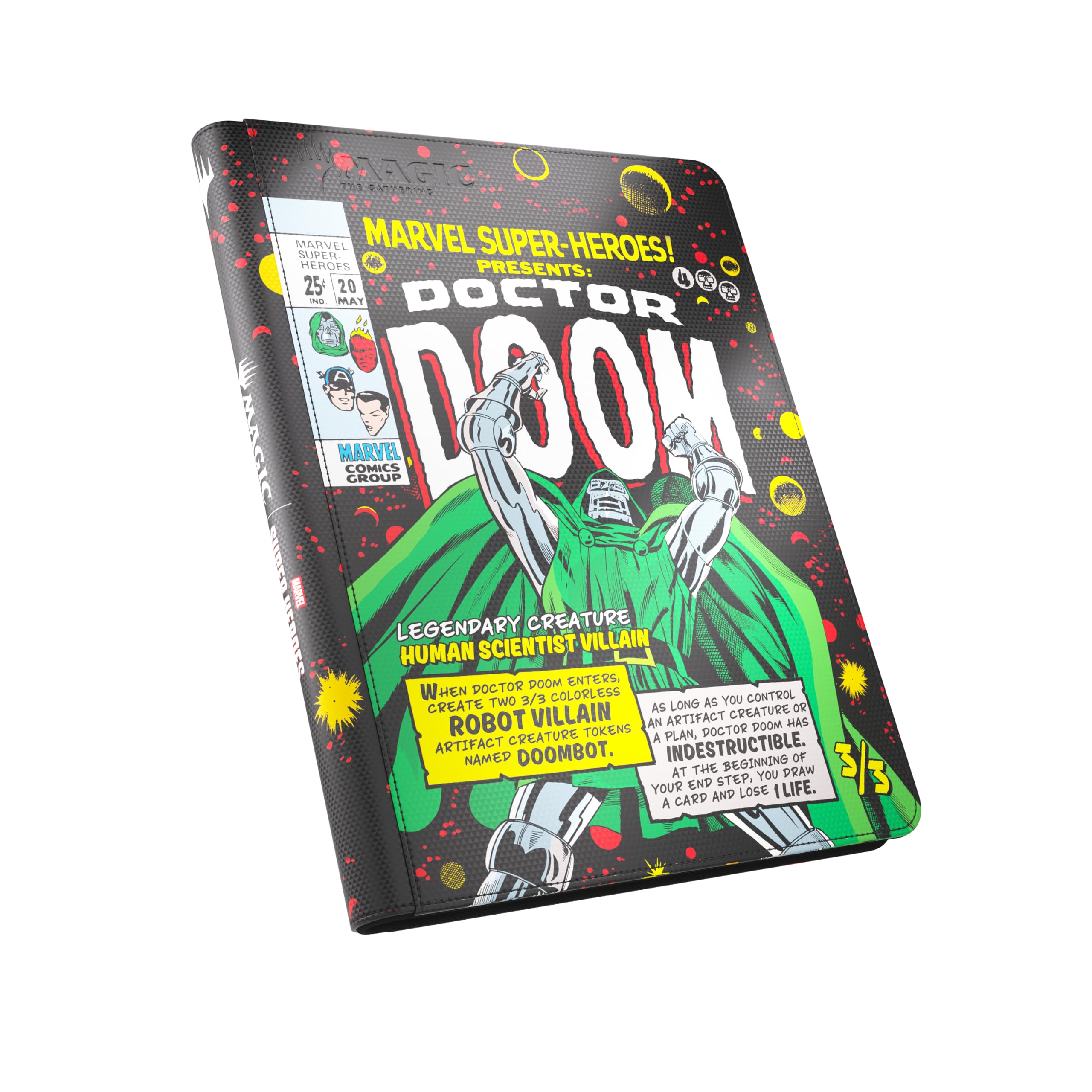 Gamegenic Marvel Super Heroes Zip-Up Album - Holds 360 Cards | Side-Loading Pockets | Multicolor 1