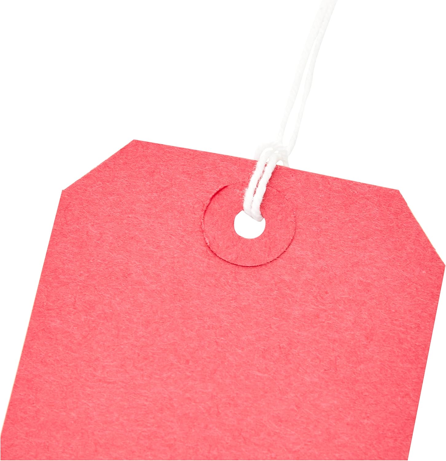 Q-Connect KF01627 Strung Tag 120x60mm - Red (Pack of 1000) 3
