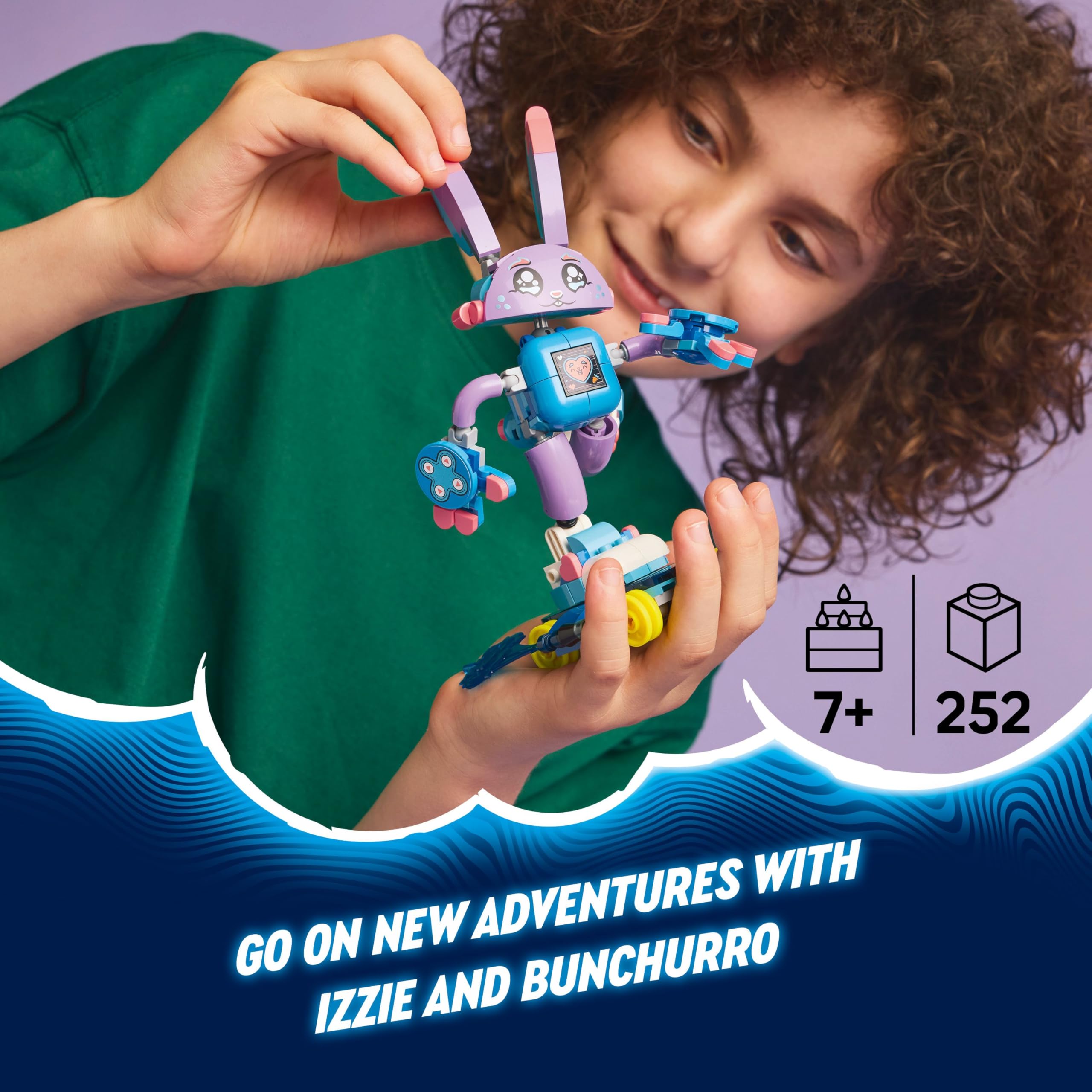 LEGO DREAMZzz Izzie and Bunchurro the Gaming Bunny Building Set - 2-in-1 Fantasy Playset for Kids 7+ 7