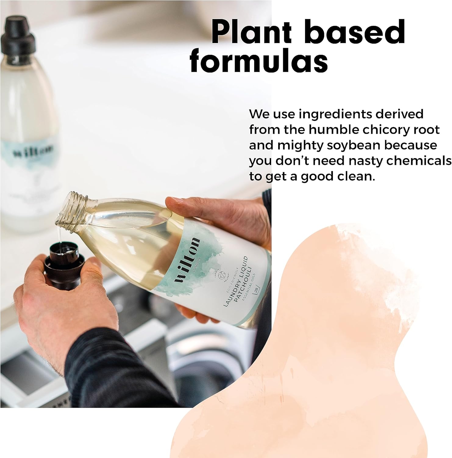 Wilton London Eco-Friendly Patchouli Laundry Liquid (1.09 kg, 28 Washes) 7