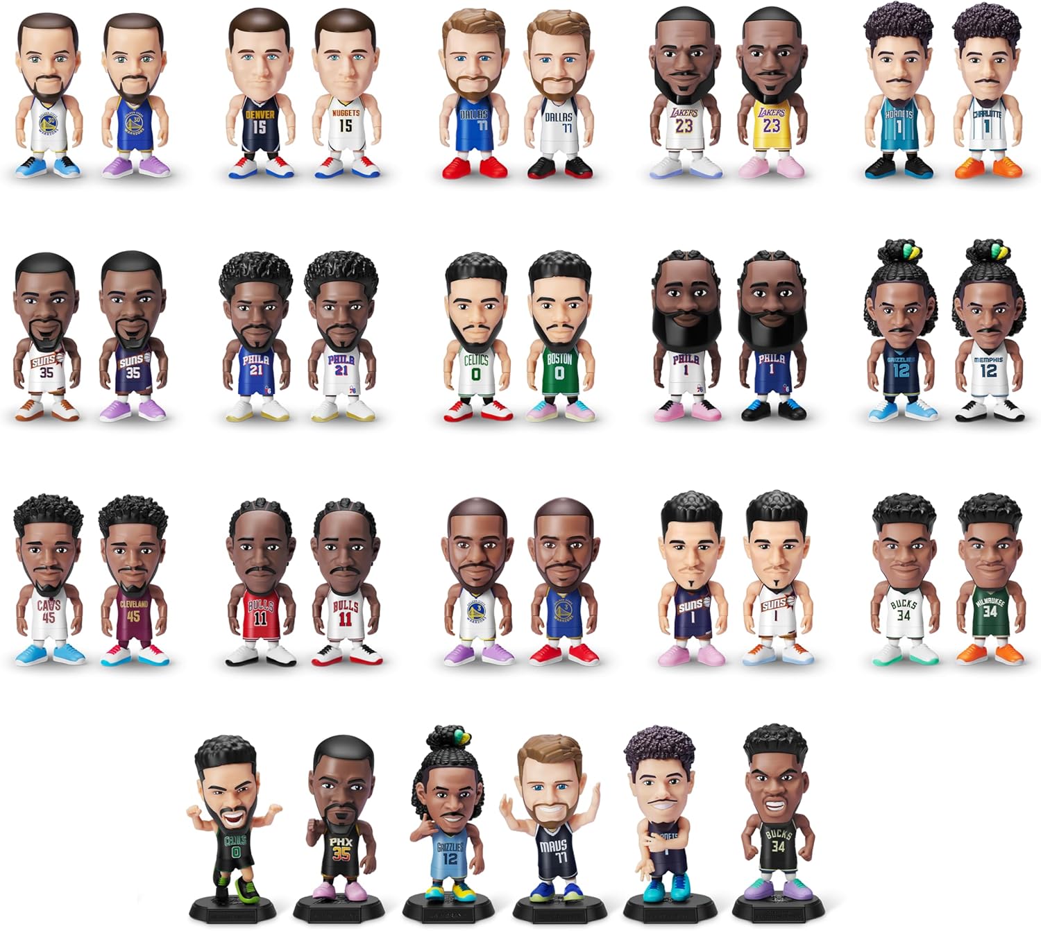 5 Surprise NBA Ballers by ZURU - Collectible Basketball Figures with Surprise Accessories 7