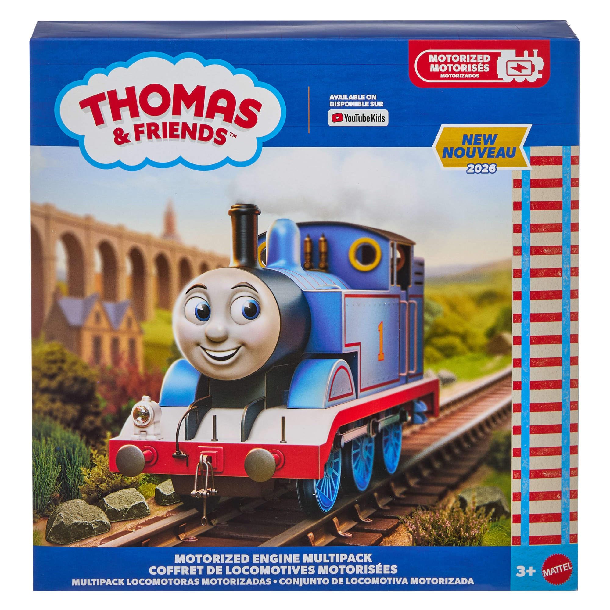 THOMAS & FRIENDS Motorized Engine Multipack with Thomas, Percy, and James | Ages 3+ 1