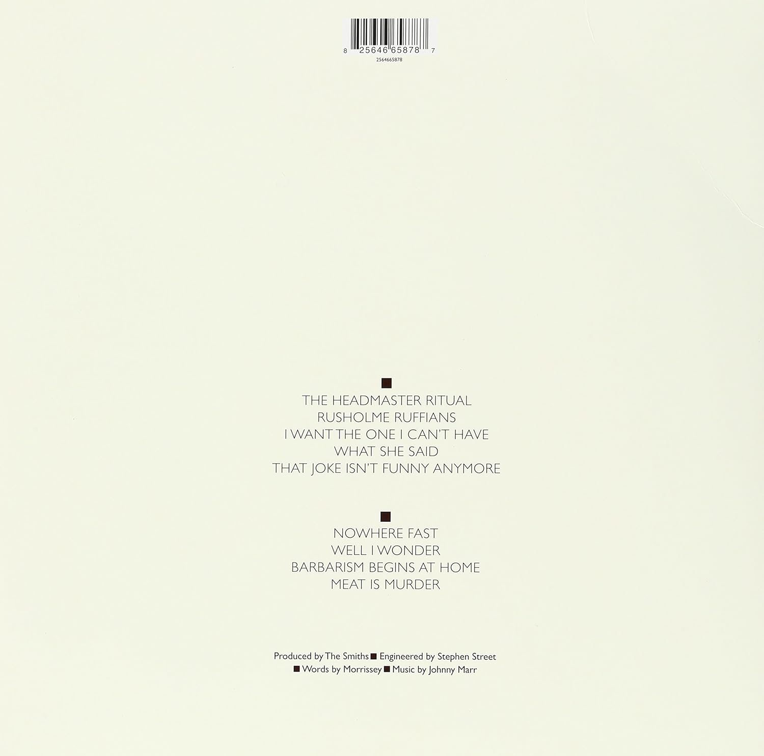 The Smiths - Meat Is Murder Audio CD 2