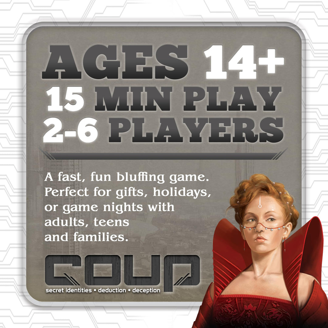 Indie Boards and Cards Coup Card Game