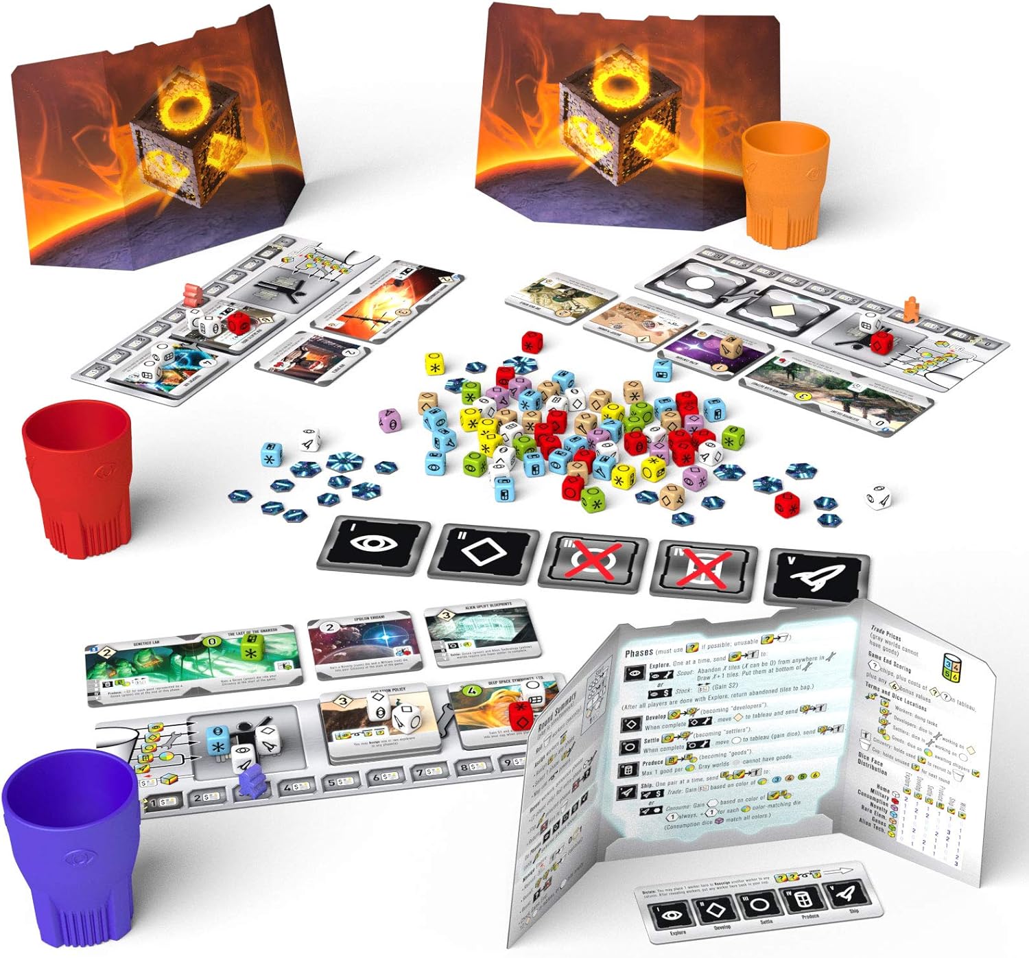 Rio Grande Games Roll for the Galaxy Würfel-Brettspiel 7