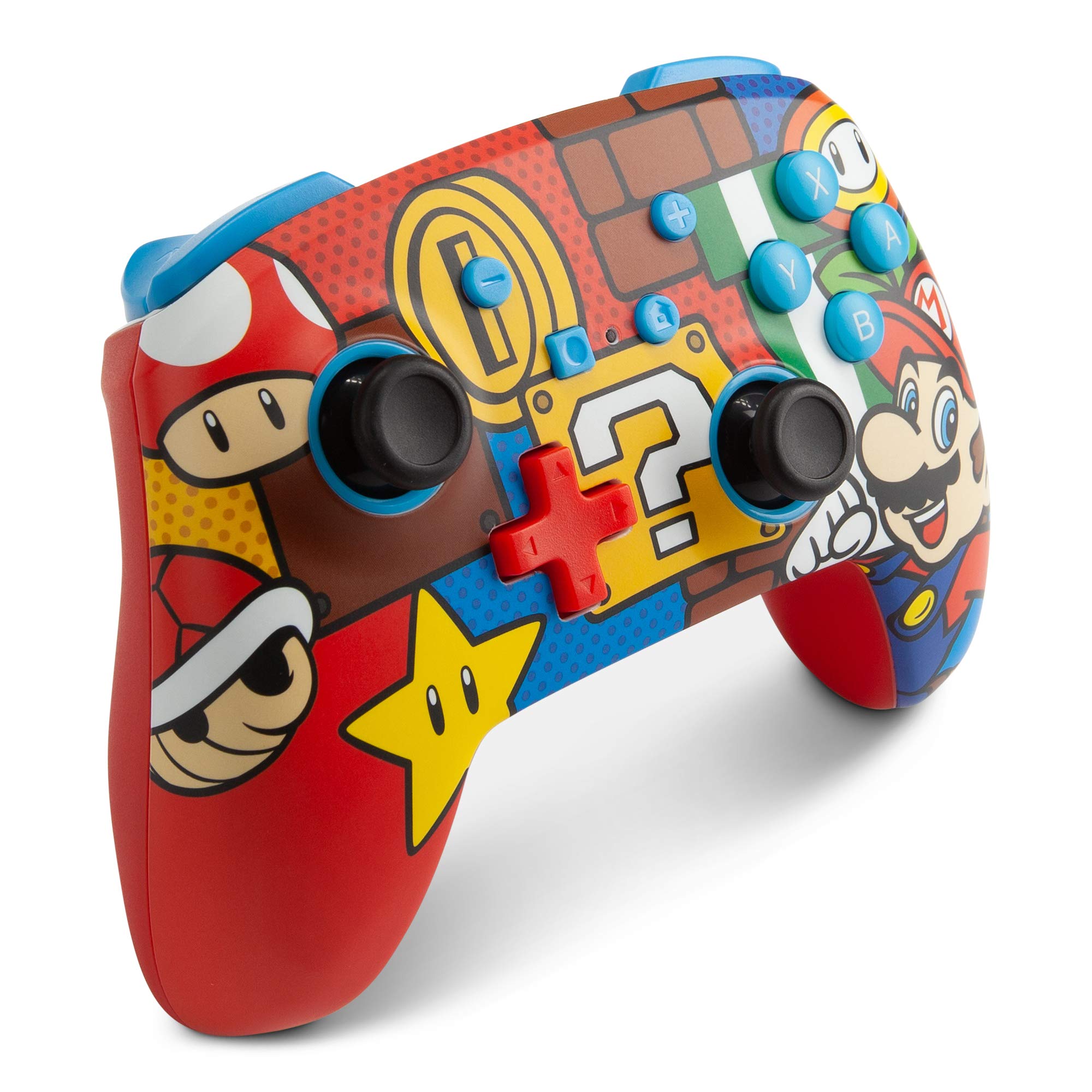 PowerA Enhanced Wireless Gamepad for Nintendo Switch - Mario Pop Design 9