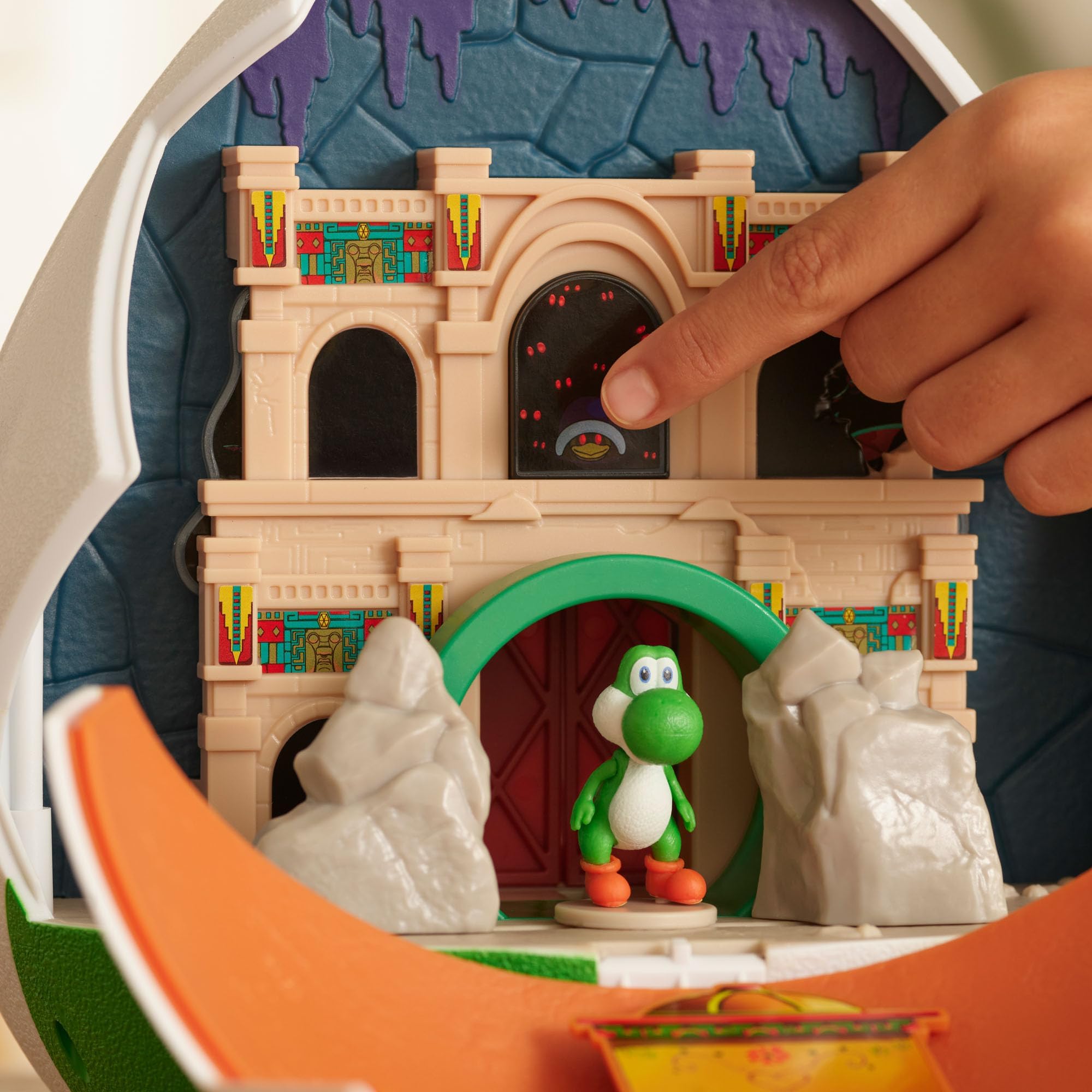 THE SUPER MARIO BROS. MOVIE Yoshi Egg Playset with Fire Mario & Yoshi Figures | Compatible with 4cm Figures 5