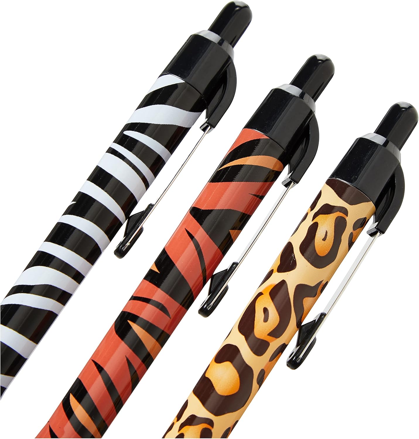 Zebra Z-Grip Retractable Animal Ballpoint Pen with Medium Point of 1.0mm, Black Ink, Pack of 3 4