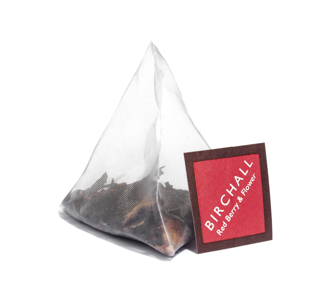 Birchall Red Berry & Flower Tea Gift Set - Caffeine Free Herbal Tea with Hibiscus & Strawberries