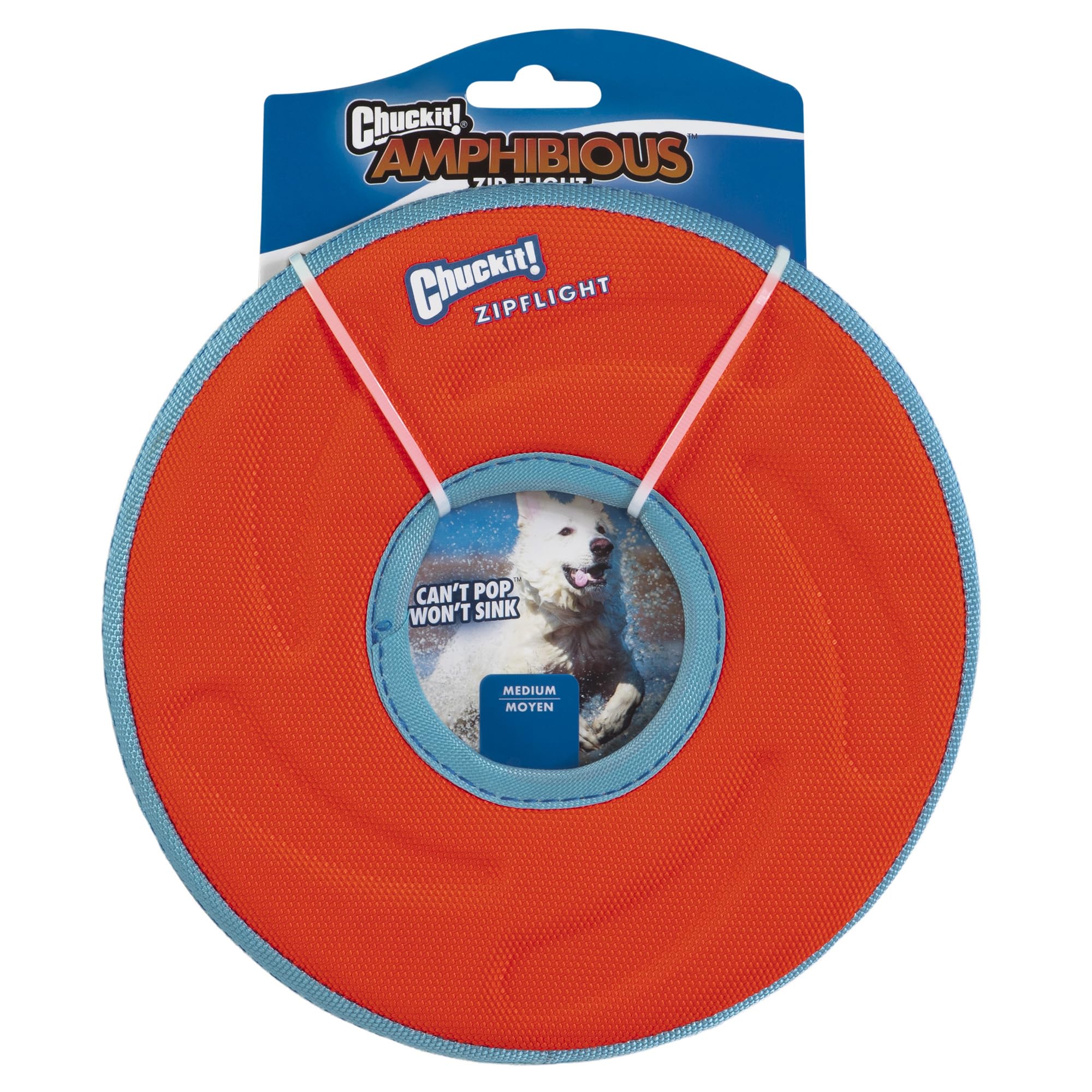 Chuckit! Zipflight Floating Frisbee Dog Toy, Medium, Assorted Colors 4