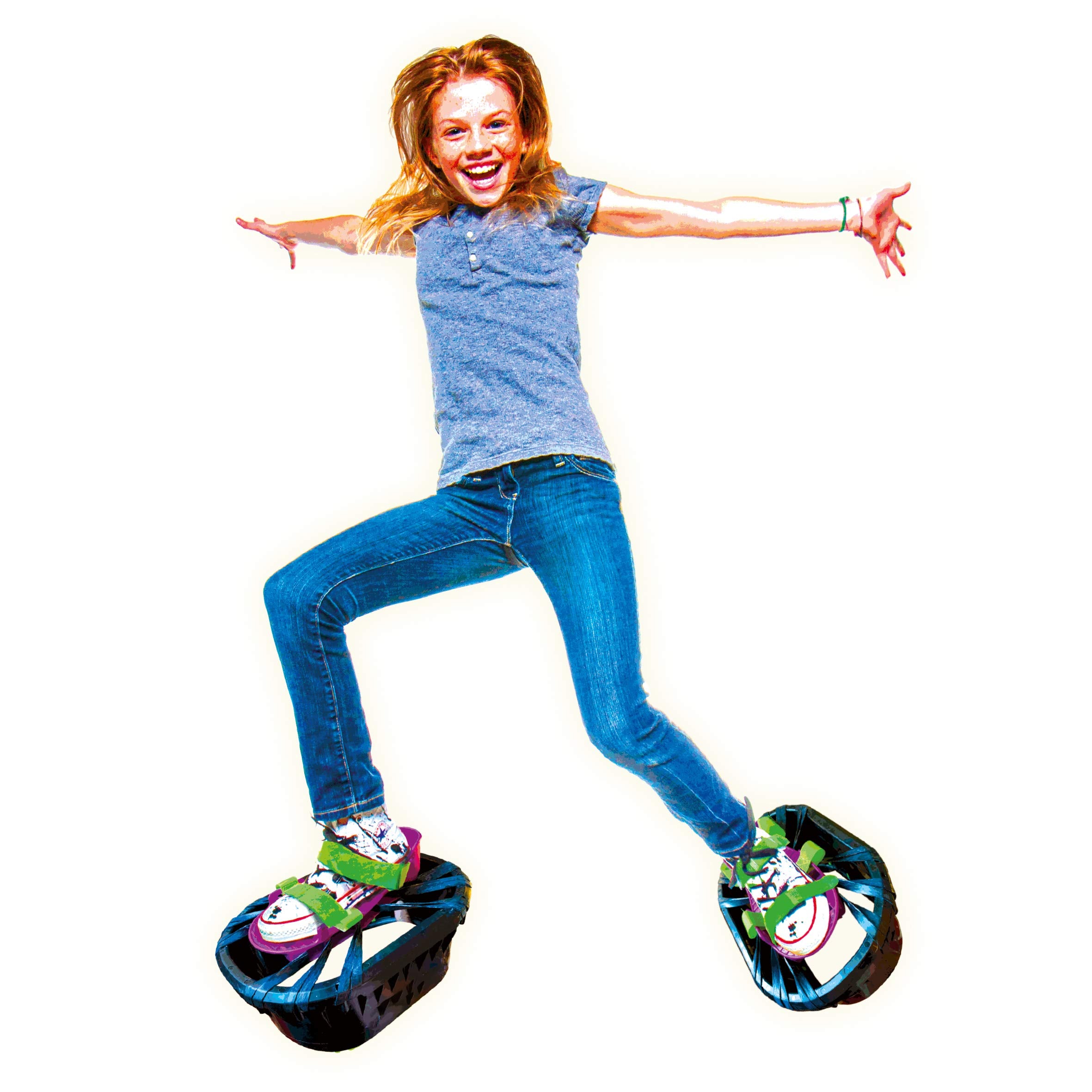 Moon Shoes 71449 Strap-On Foam Pogo Sticks - Develop Balance & Coordination, Ages 7+ 7