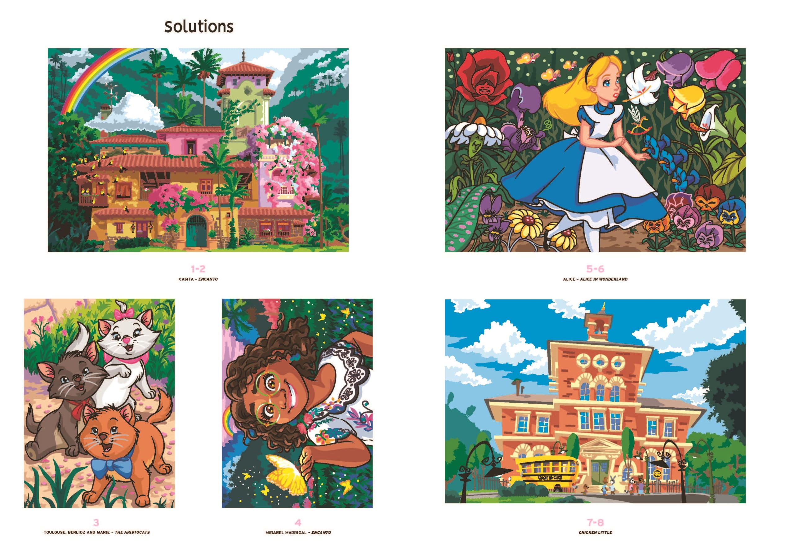 HACHETTE HEROES Mystery Colouring - Classics Vol 2: Colour the numbers and reveal the picture | 128 pages | English, French 4