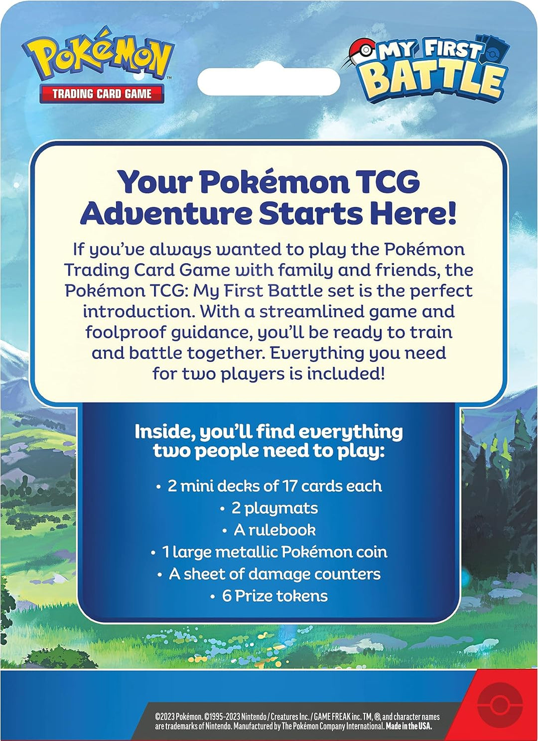 Pokémon TCG: My First Battle—Pikachu and Bulbasaur (2 ready-to-play mini decks &