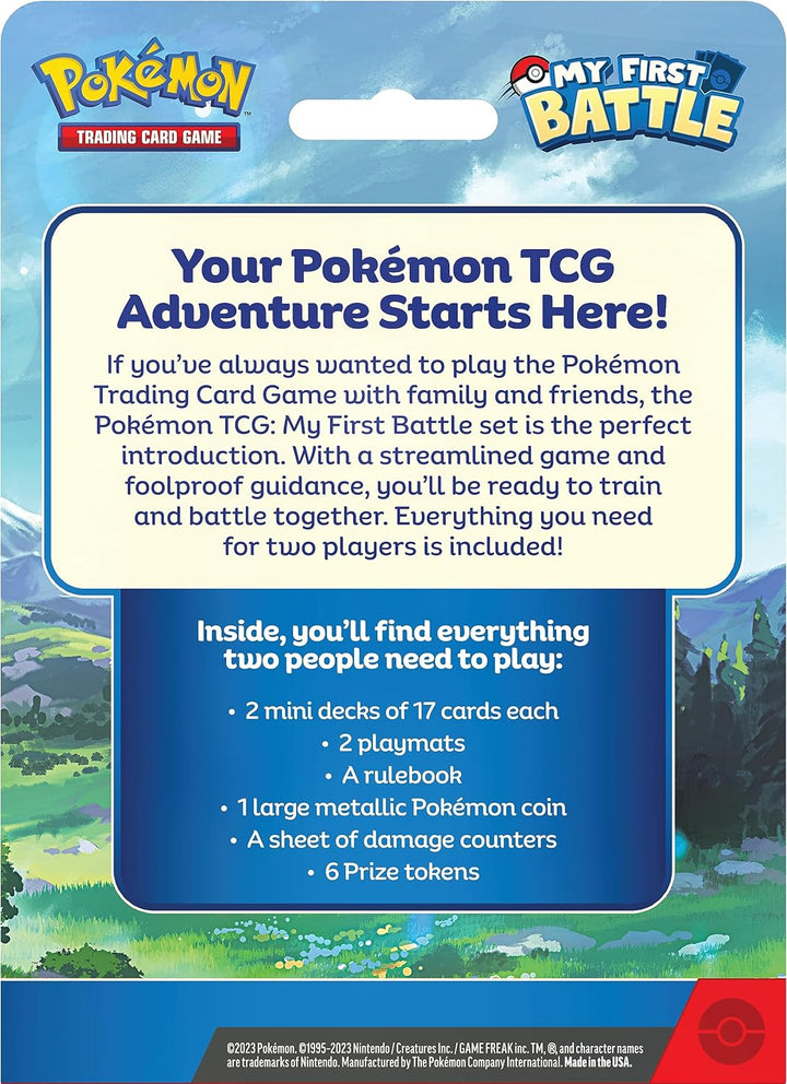 Pokémon TCG: My First Battle—Pikachu and Bulbasaur (2 ready-to-play mini decks &