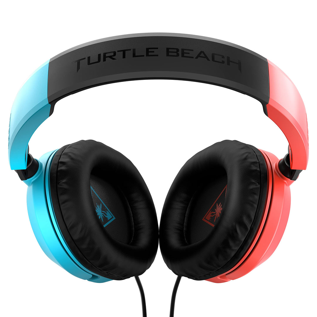 Turtle Beach Recon 50 Red/Blue Gaming Headset for Nintendo Switch, Xbox, PS4, PS5, PC & Mobile
