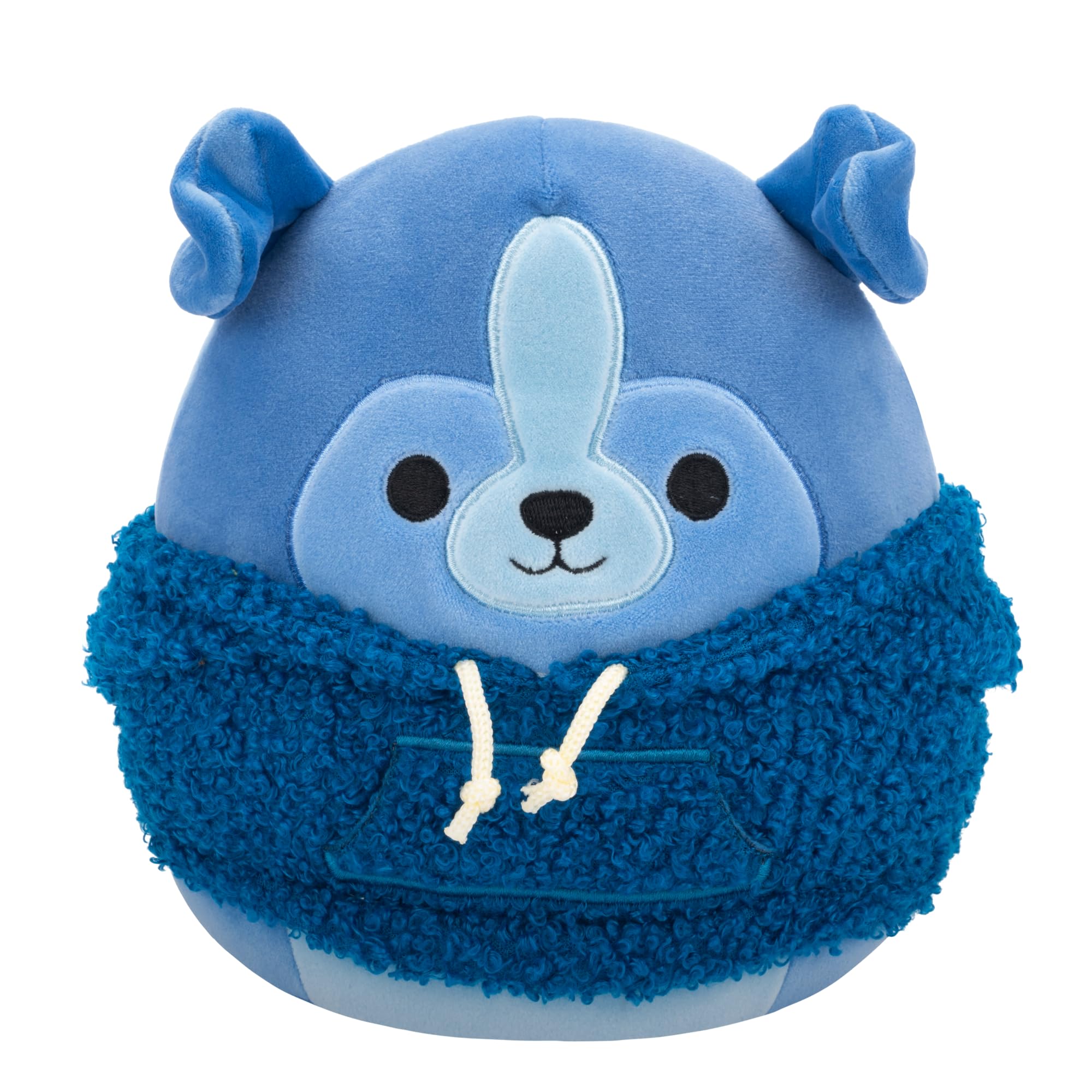 Squishmallows Botera the Navy Blue Sheltie - 7.5-Inch Plush with Wooly Hoodie 1