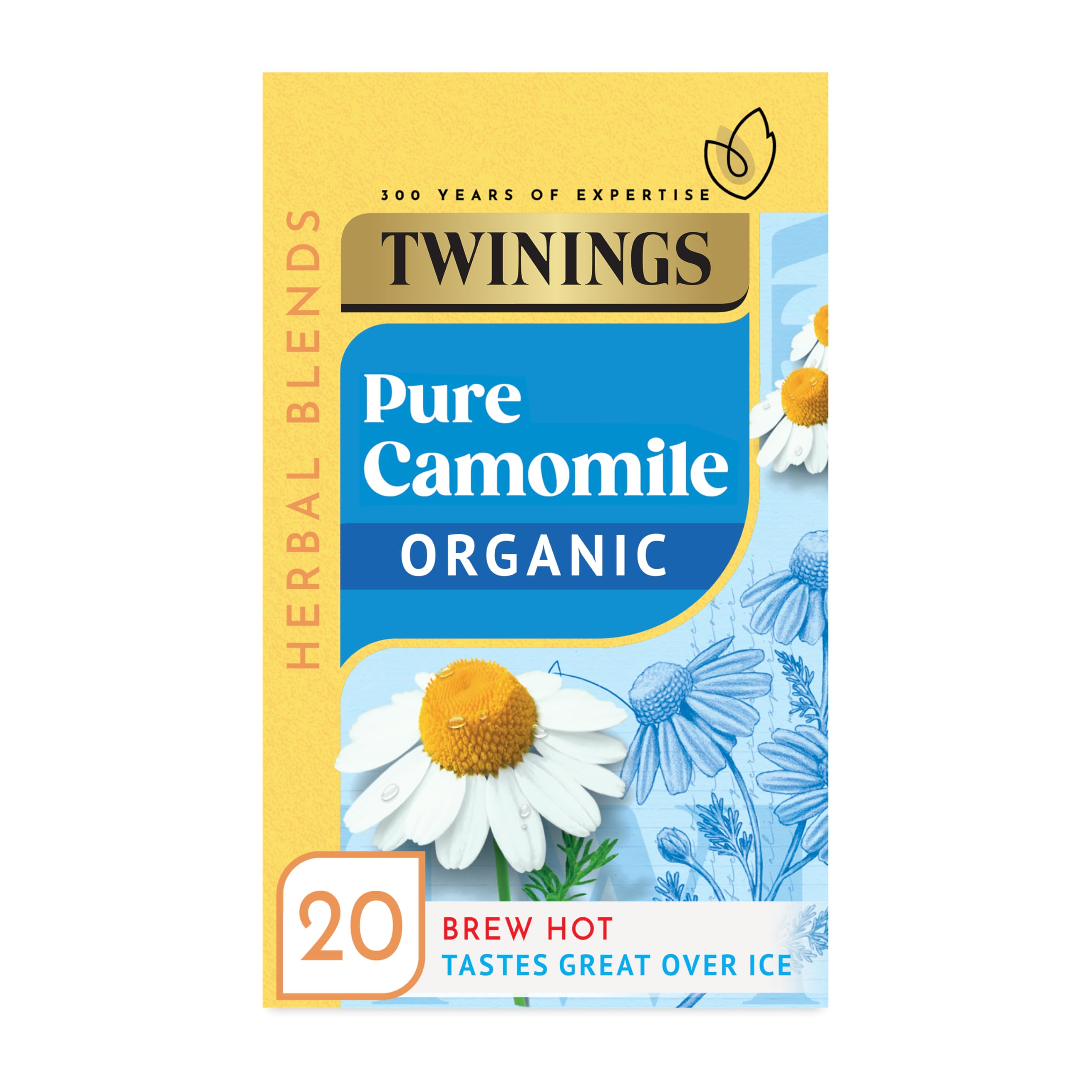 Twinings Organic Camomile Herbal Tea Bags - 20 Count, 30g | Promotes Relaxation 1