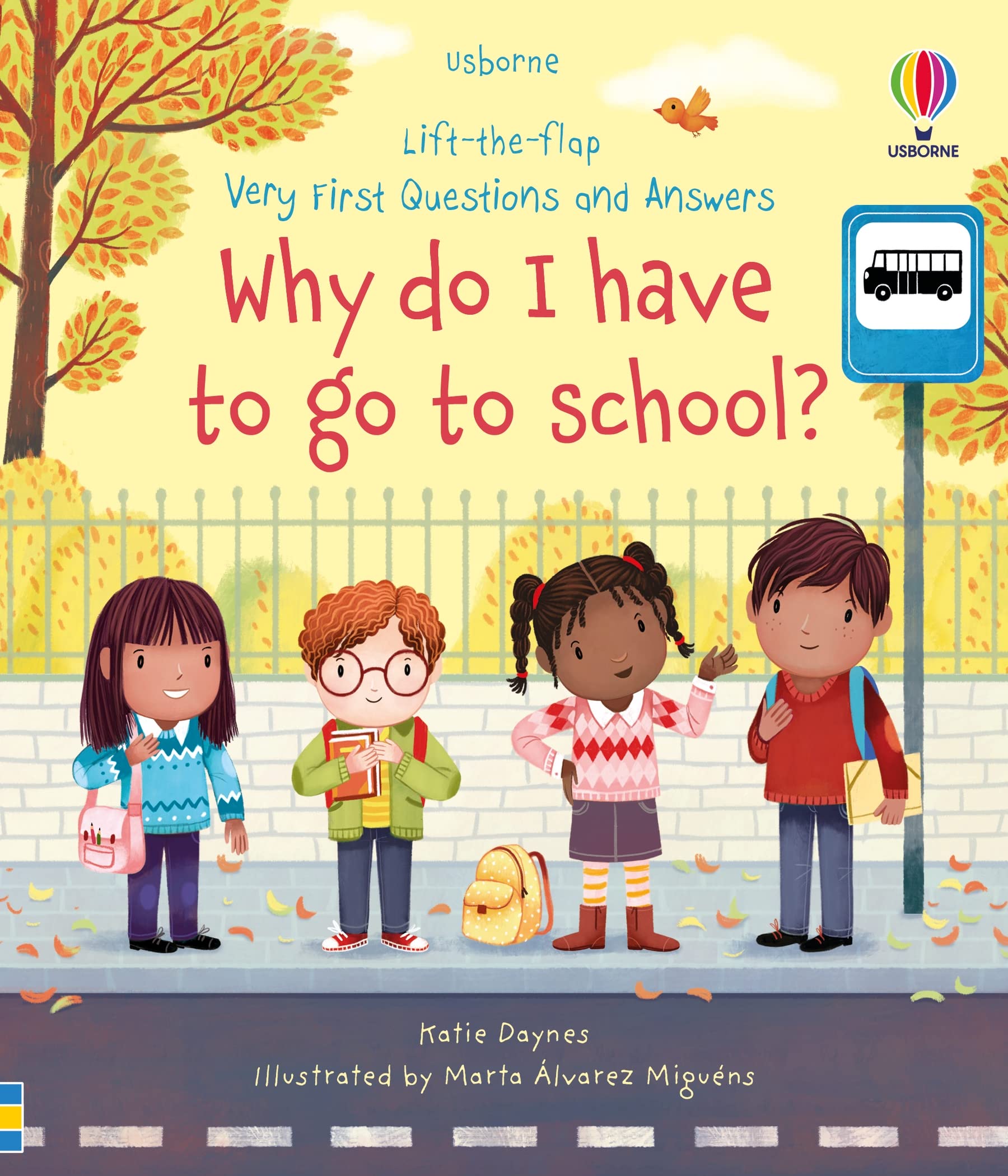 Usborne Very First Questions and Answers Why do I have to go to school? Board Book for Ages 3-5
