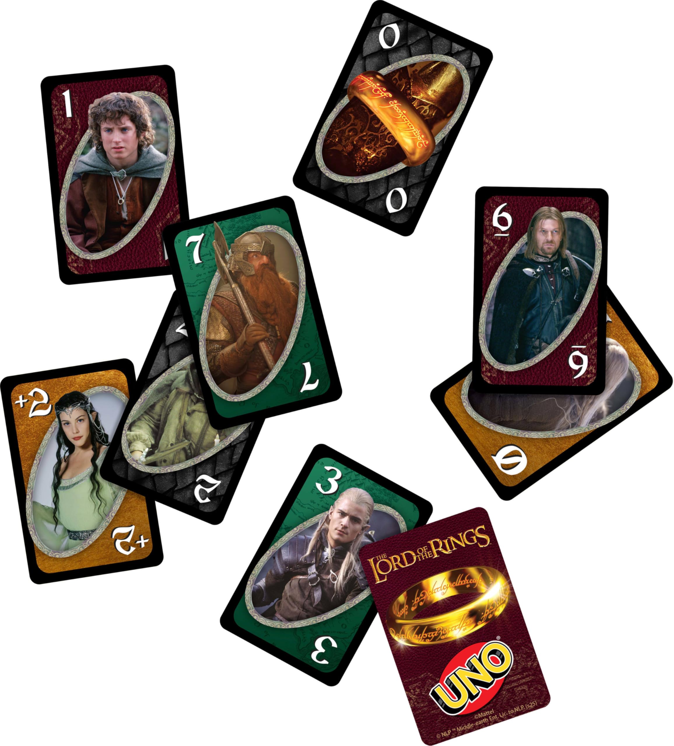 Mattel Games UNO The Lord of The Rings Card Game | 2-10 Players | Ages 7+ 3