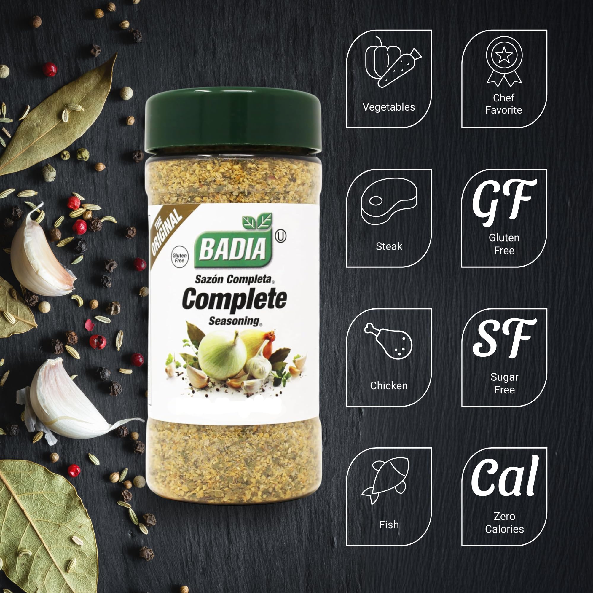 Badia Complete Seasoning 12 oz - Gluten-Free All-Purpose Spice Blend 5