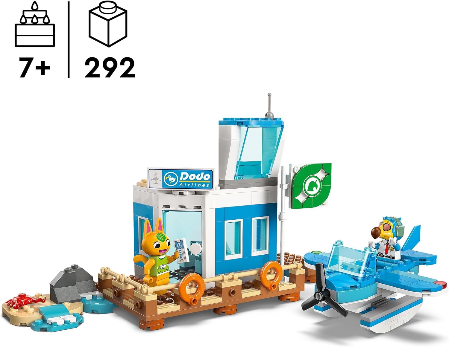 LEGO Animal Crossing Fly with Dodo Airlines Airport Playset - Building Set for Kids 7+ 6