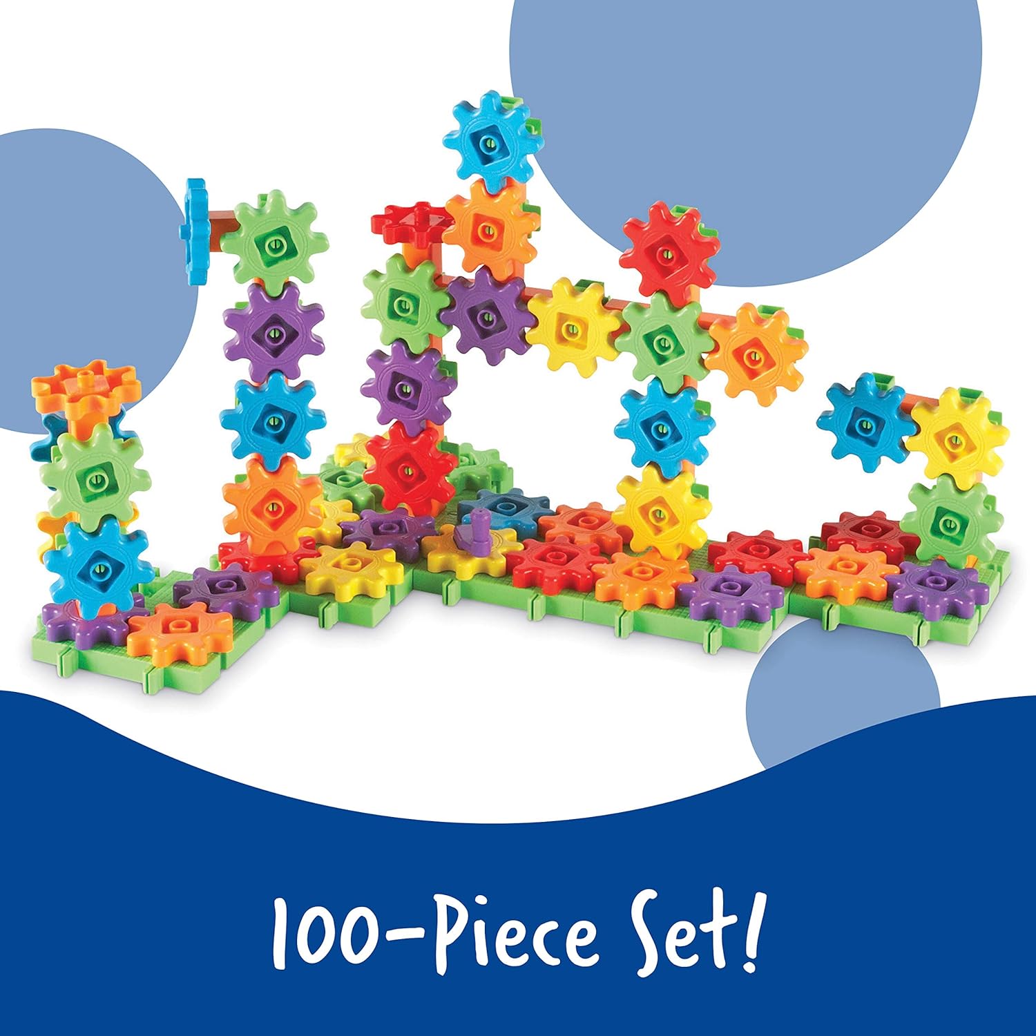 Learning Resources Gears Gears Gears Deluxe Building Set - 119-Piece STEM Toy for Ages 3-7 10