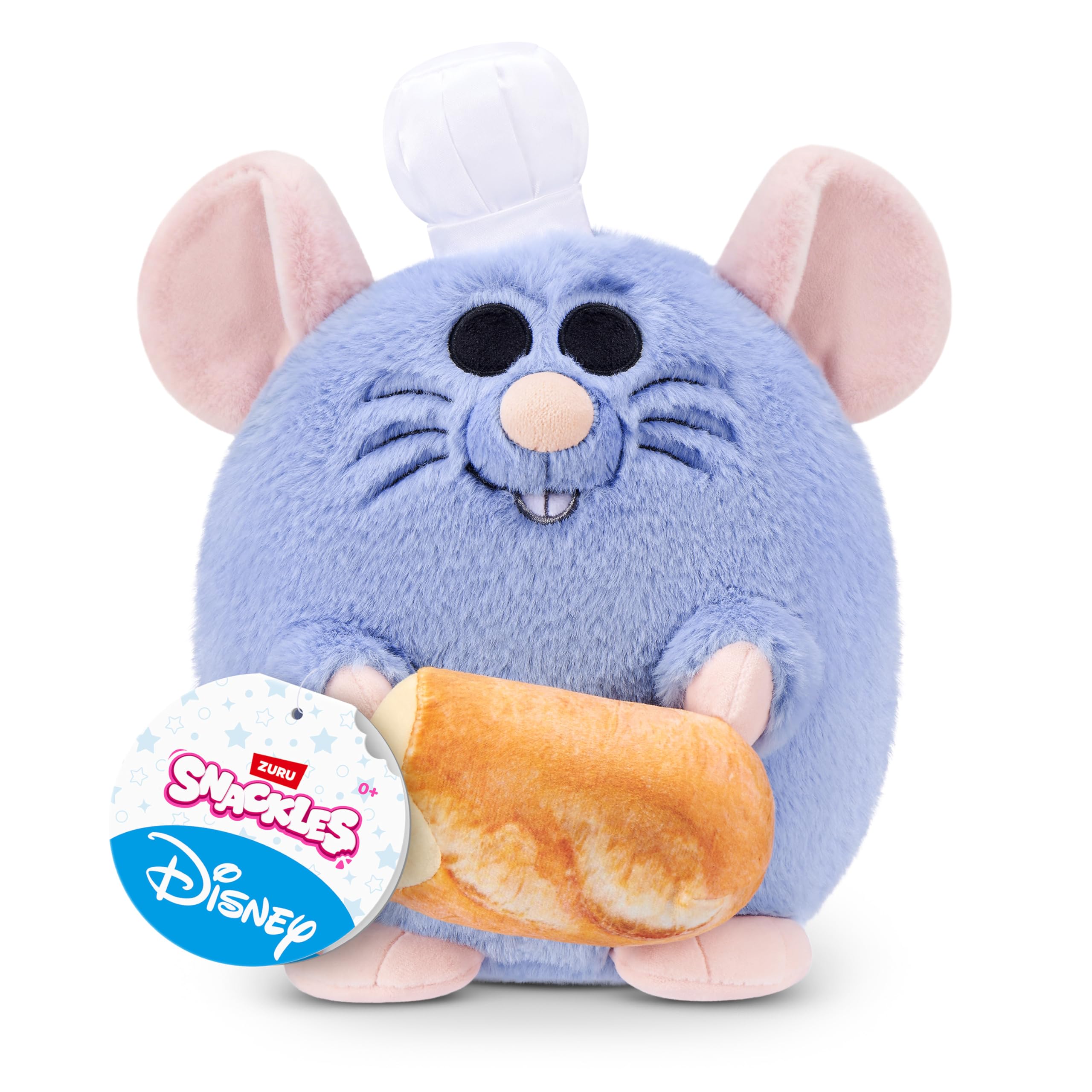 Snackles Disney Remy & Baguette 8-Inch Plush Toy | Ultra-Soft Polyester | Unisex Children 1