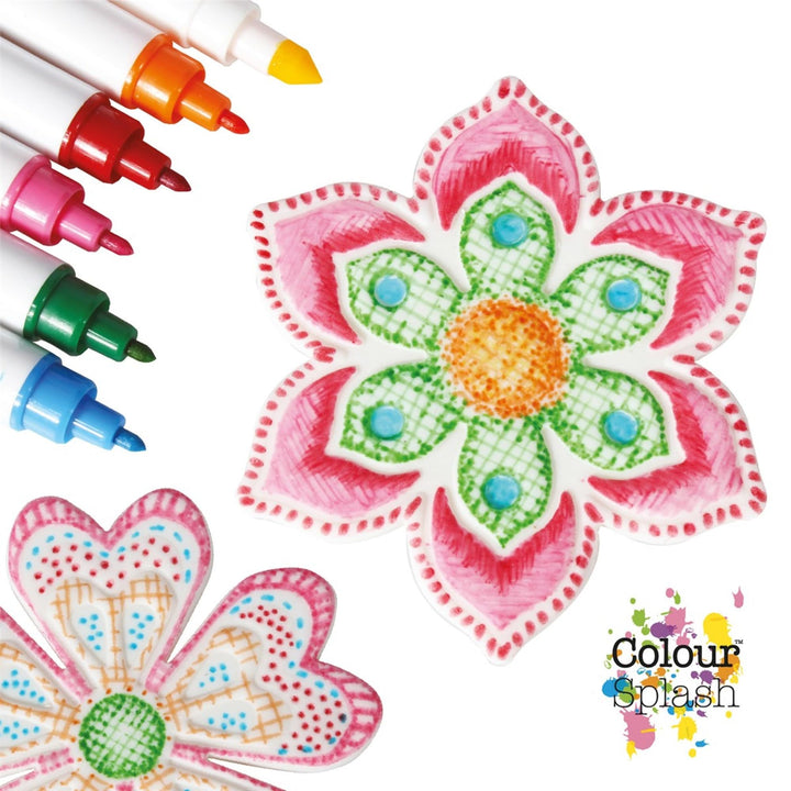 Colour Splash Edible Food Colouring Pens - Dual Tip Icing Pens for Cake Decorating