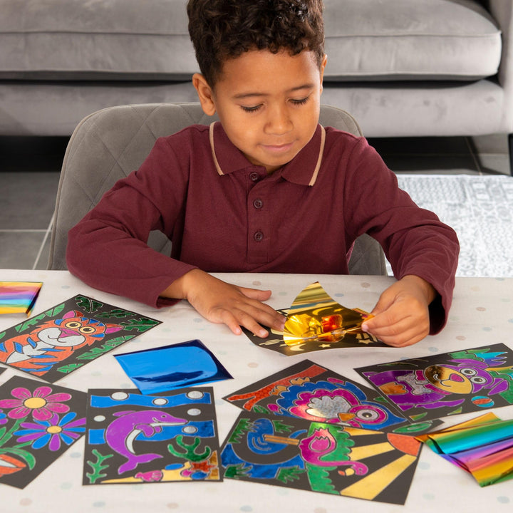 Galt Fab Foil Art Kit - Sparkly Craft Activity for Kids Ages 6+