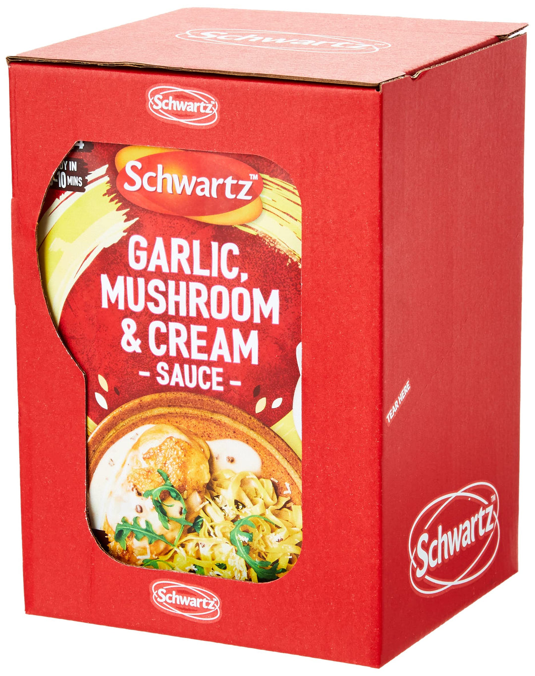 Schwartz Garlic Mushroom & Cream Sauce Mix 26g | Pack of 12 | No Artificial Ingredients
